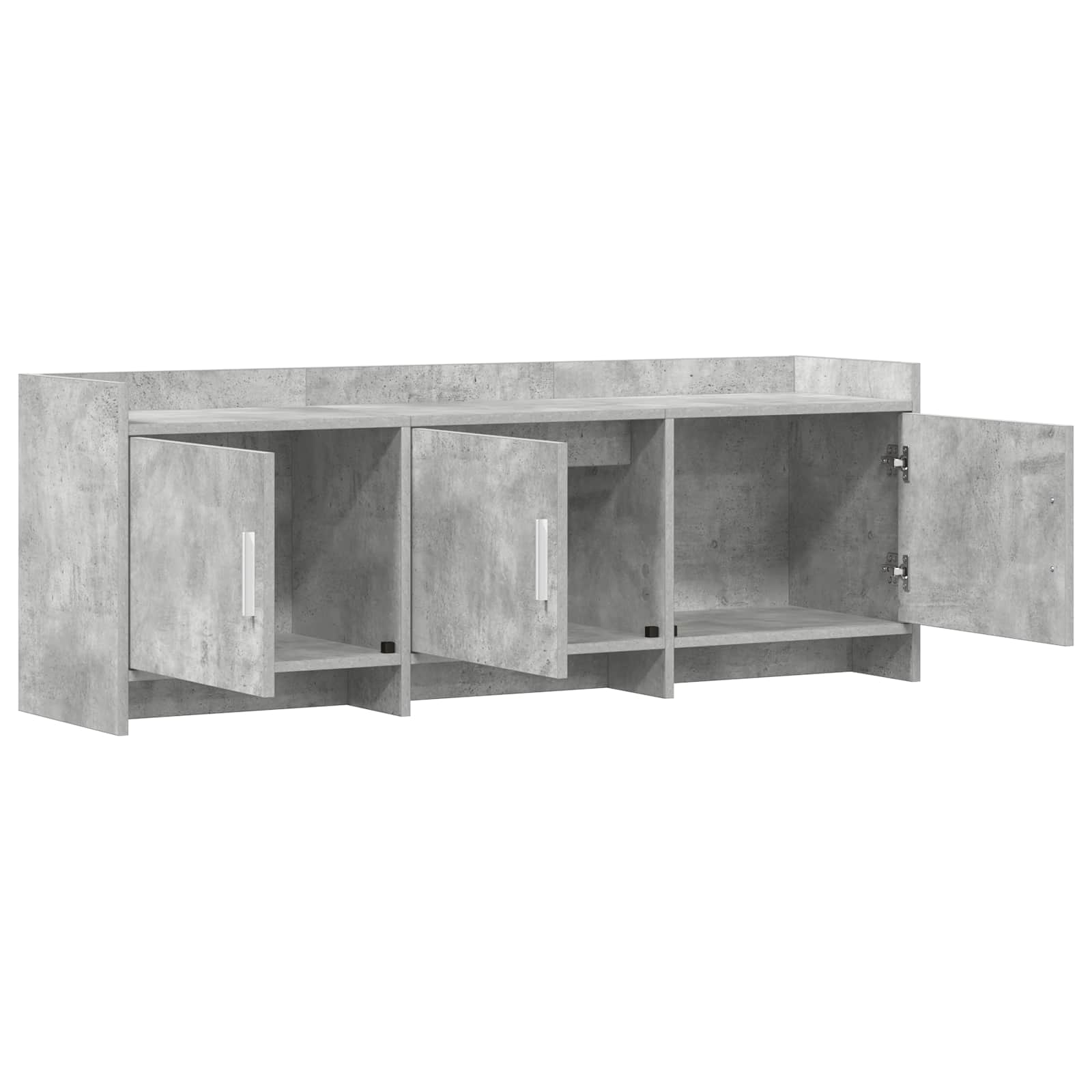 TV ormar 130 x 33 x 47 cm Betonska siva Konstruirano drvo