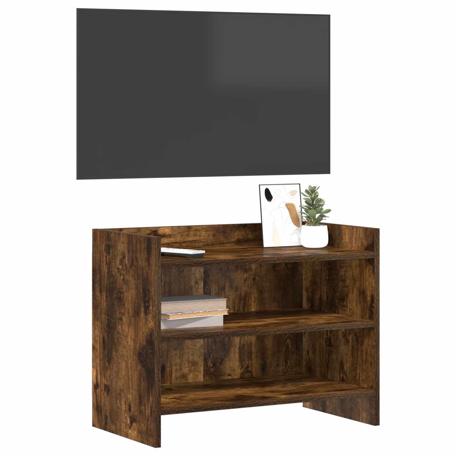 TV ormar 60 x 33 x 47 cm Dimljeni hrast Konstruirano drvo