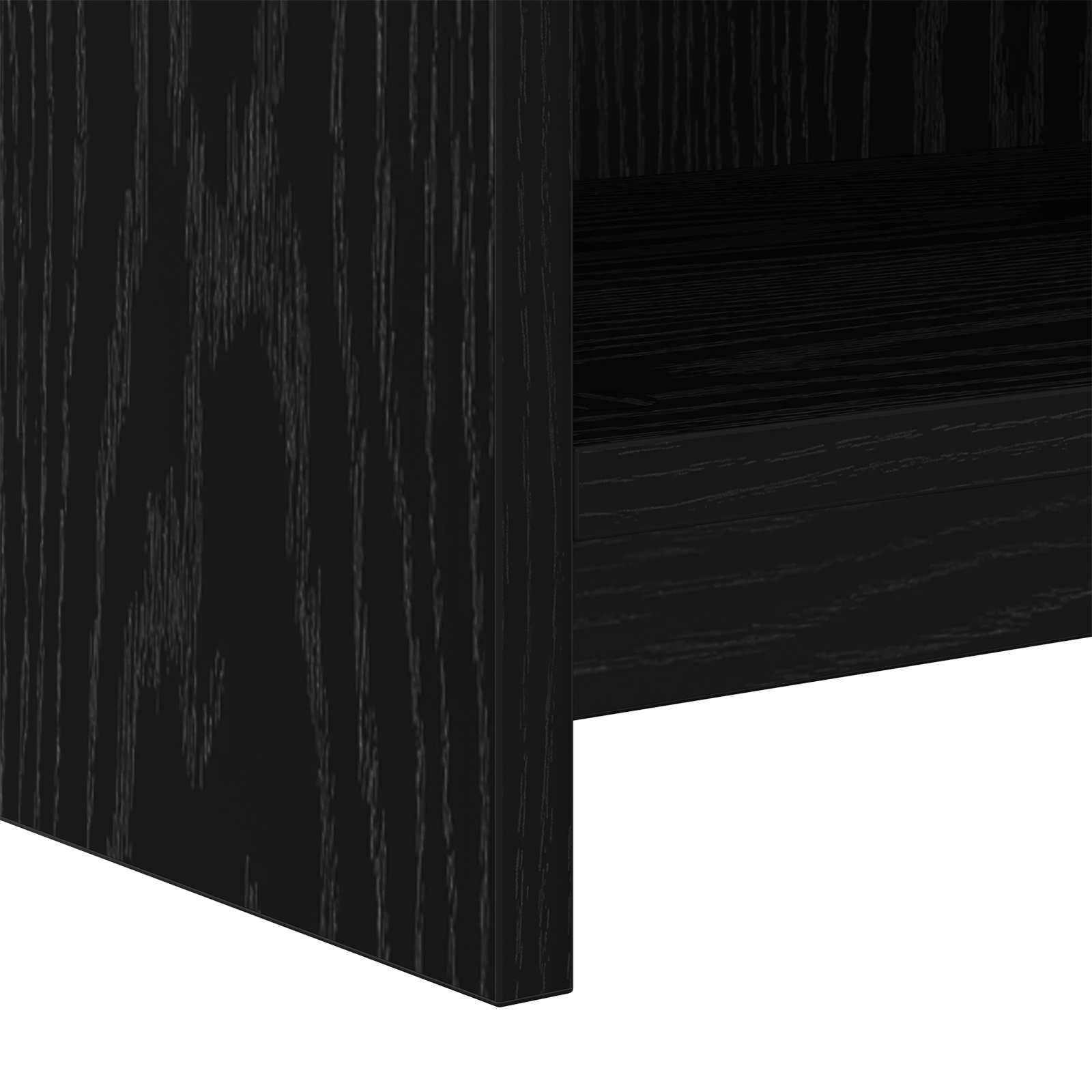 TV ormar 135 x 33 x 47 cm Crni hrast Konstruirano drvo