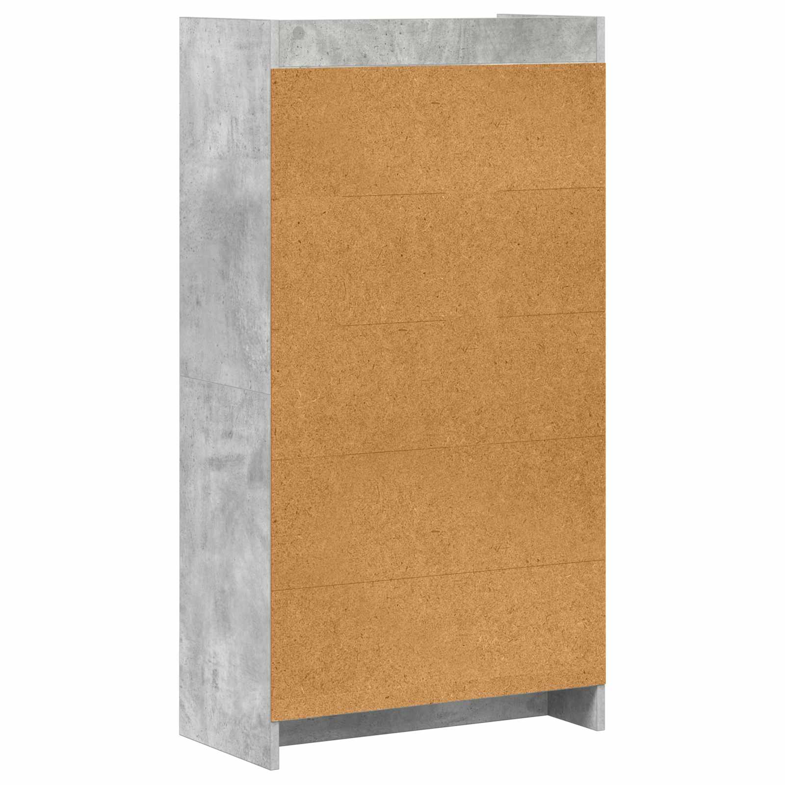 Police za knjige Betonska siva 59 x 30 x 111 cm