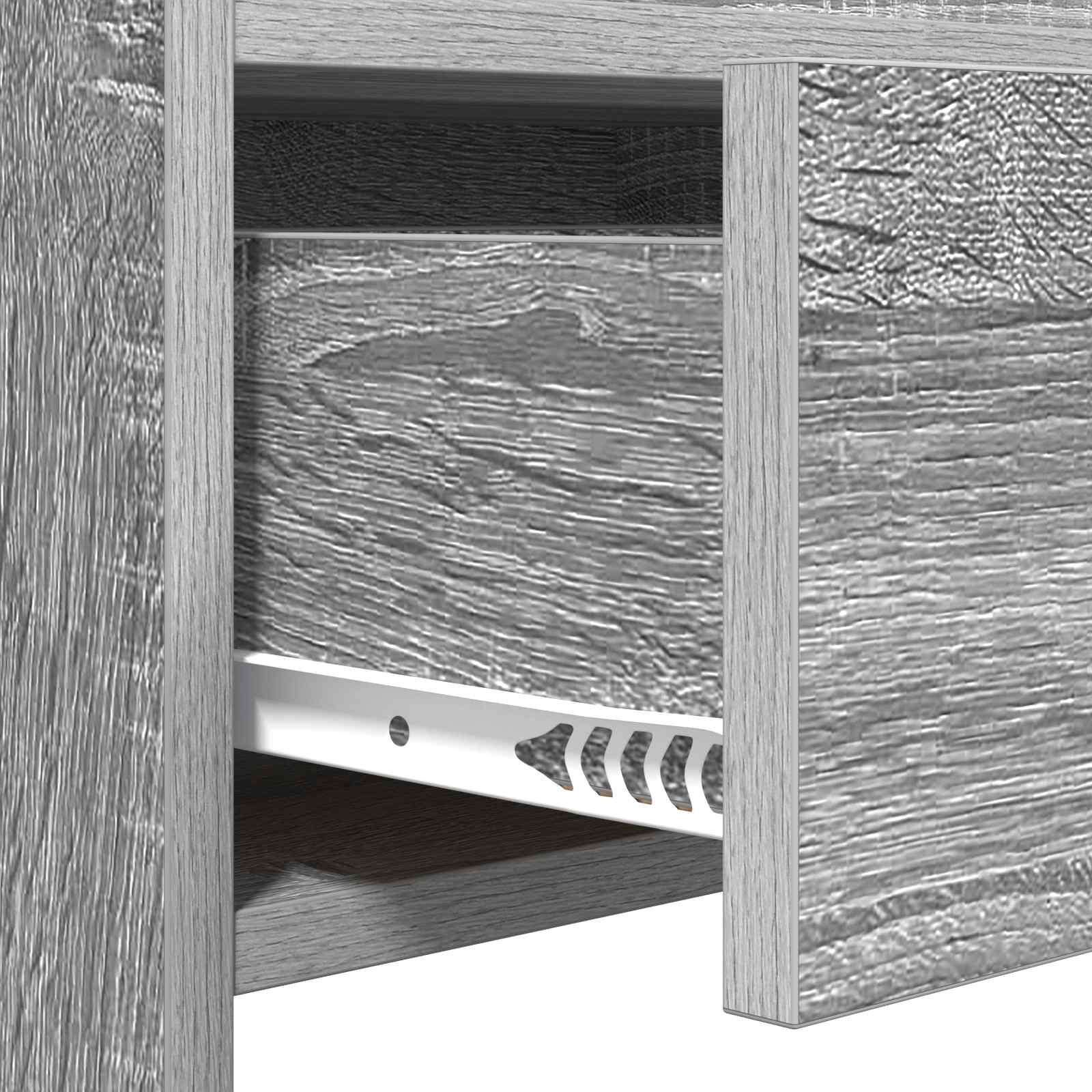 Konzolna stolica Siva Sonoma 90 x 35 x 80 cm Konstruirano drvo