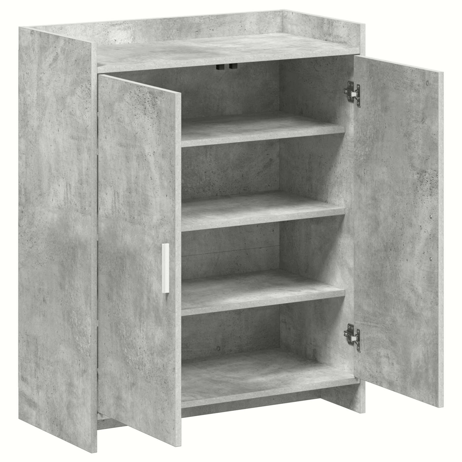 Ormar za cipele s pohranom Betonska siva 73,5 x 36 x 92 cm