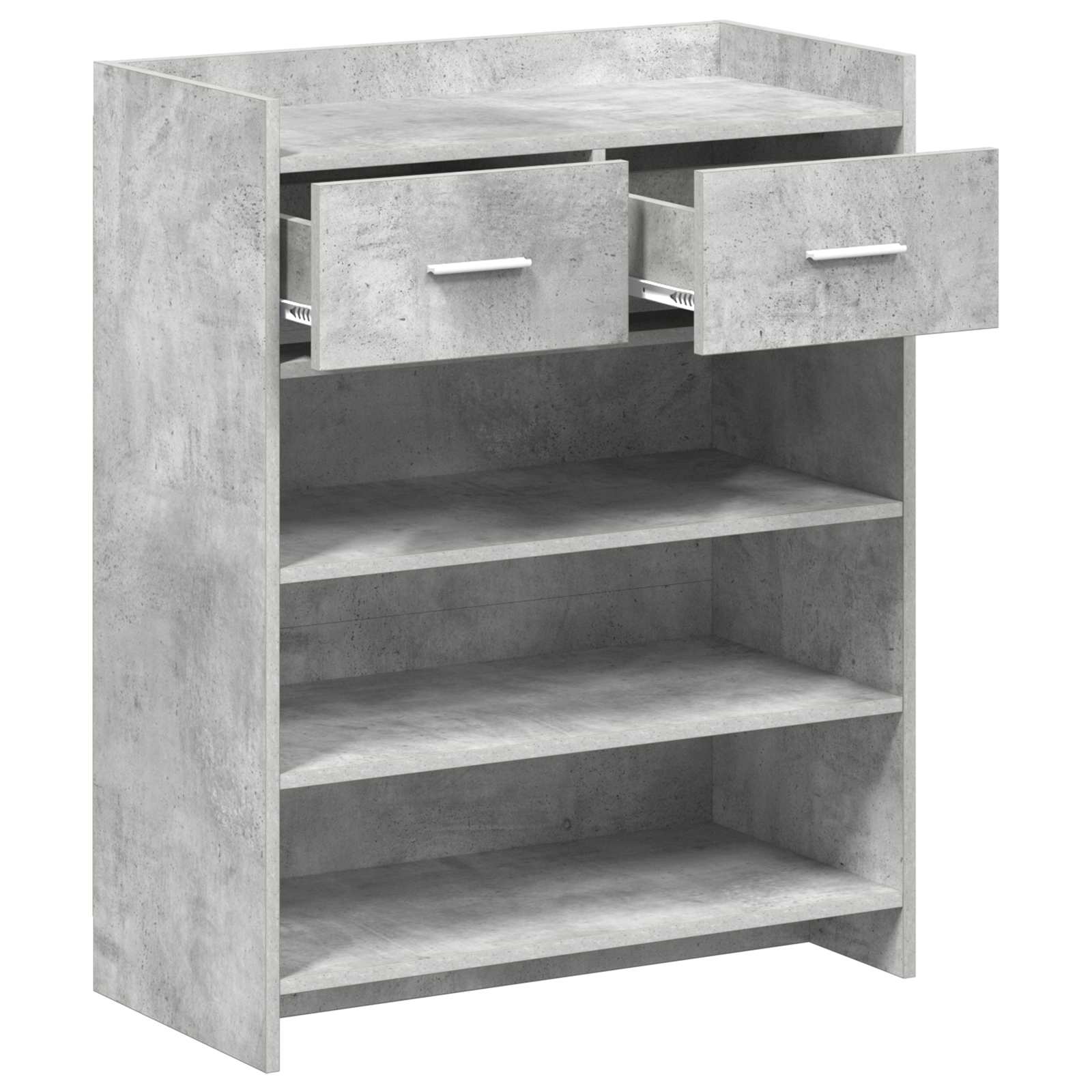 Ormar za cipele s ladicama Betonska siva 73,5 x 36 x 92 cm