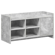 Ormar za cipele s pohranom Betonska siva 100 x 39,5 x 51 cm