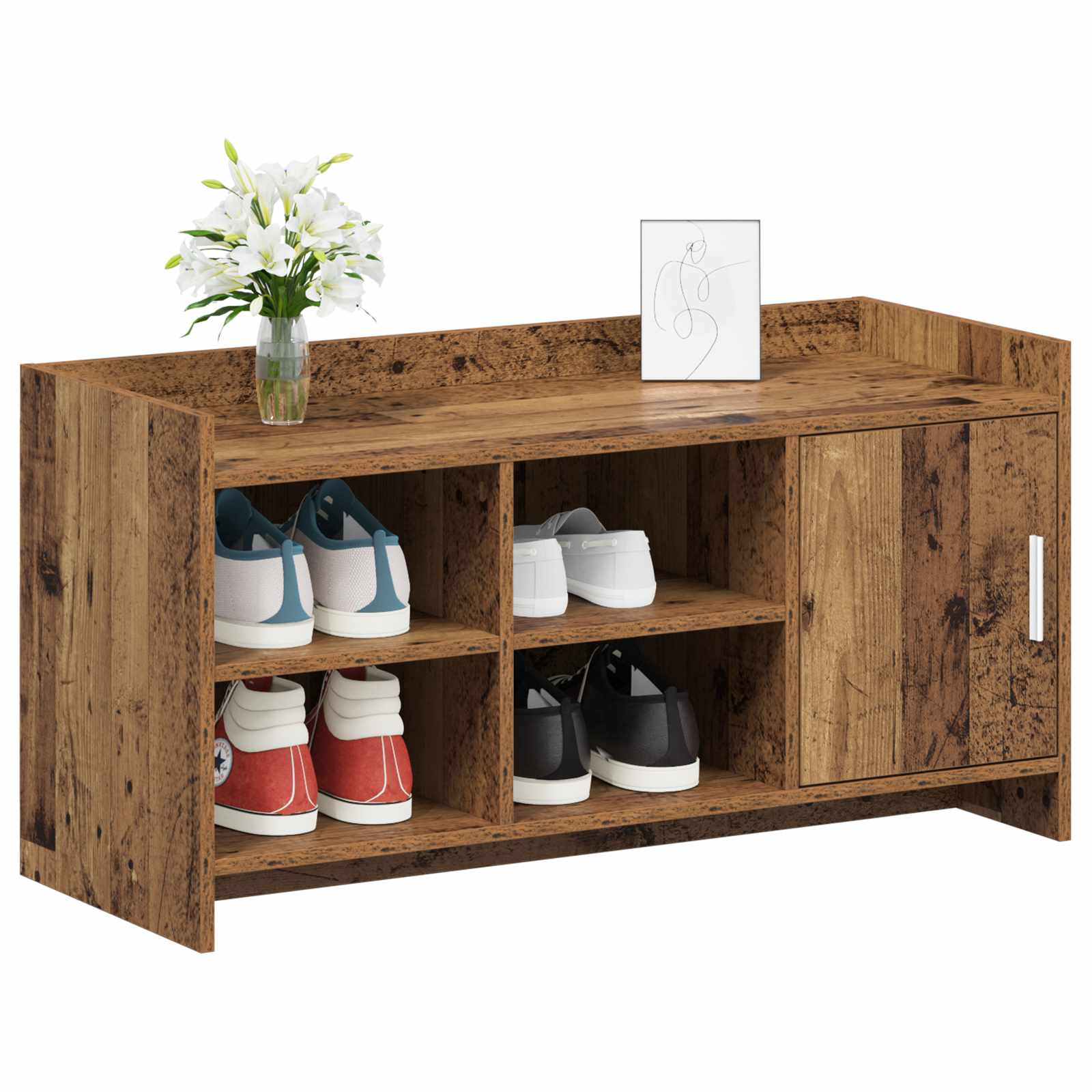 Ormar za cipele Staro drvo 100 x 39,5 x 51 cm Konstruirano drvo