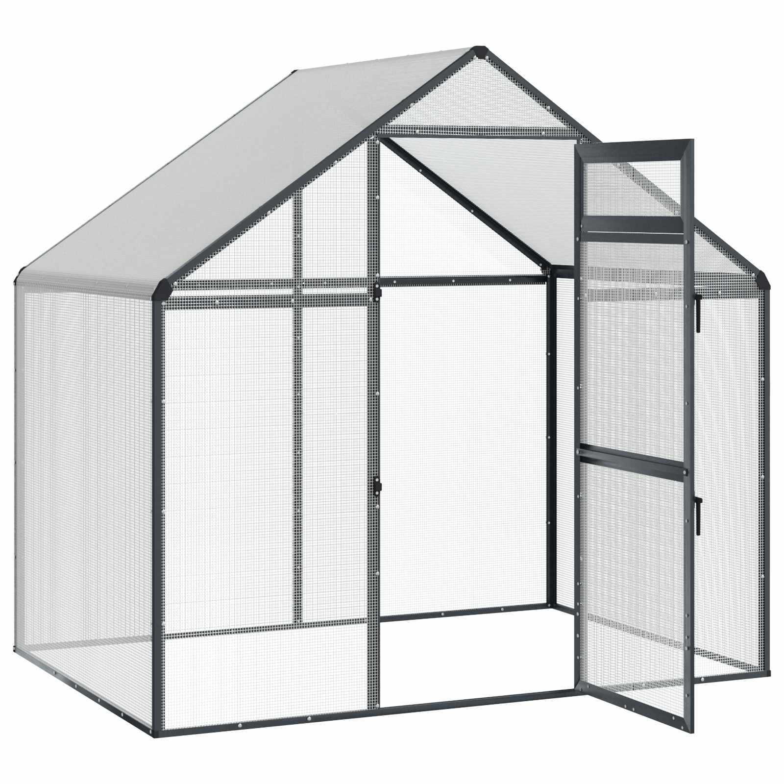 Kavez za ptice Antracit 181,5 x 110,5 x 173,5 cm