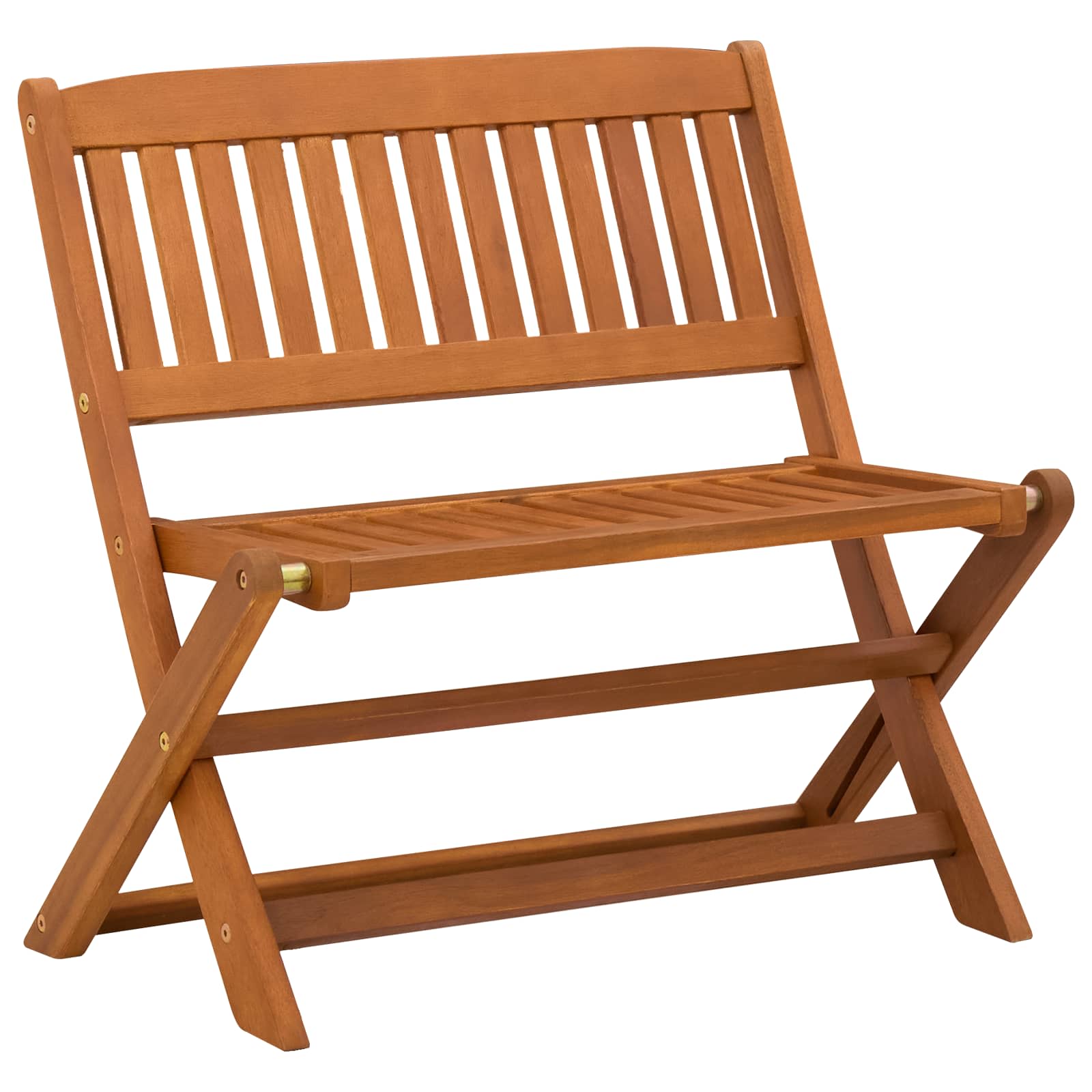 Klupa za djecu Smeđa 61 x 38 x 57 cm Čvrsto drvo eukaliptusa