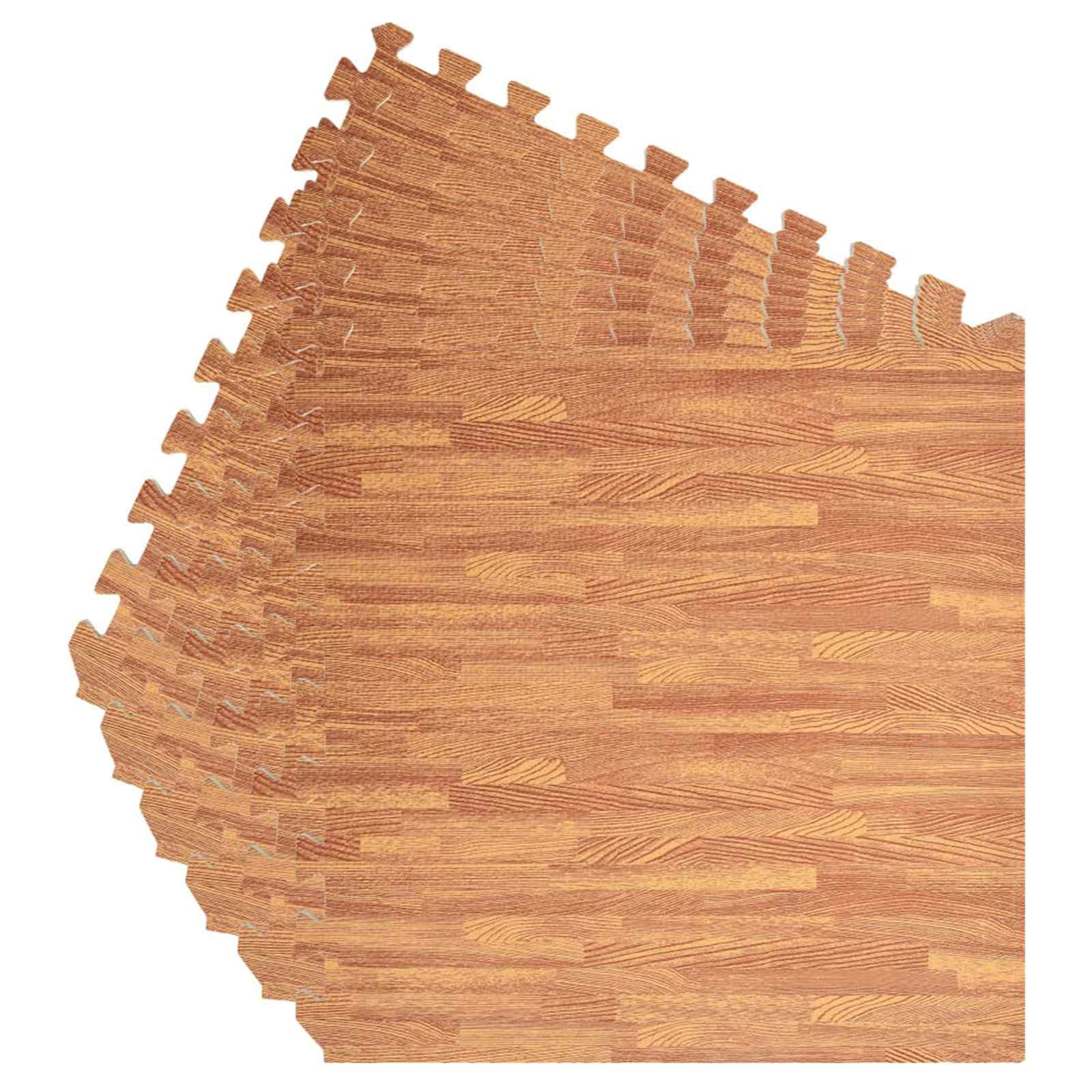 Podloga za bazen 6 pcs boja drva 4,32 ㎡ EVA pjenasti materijal