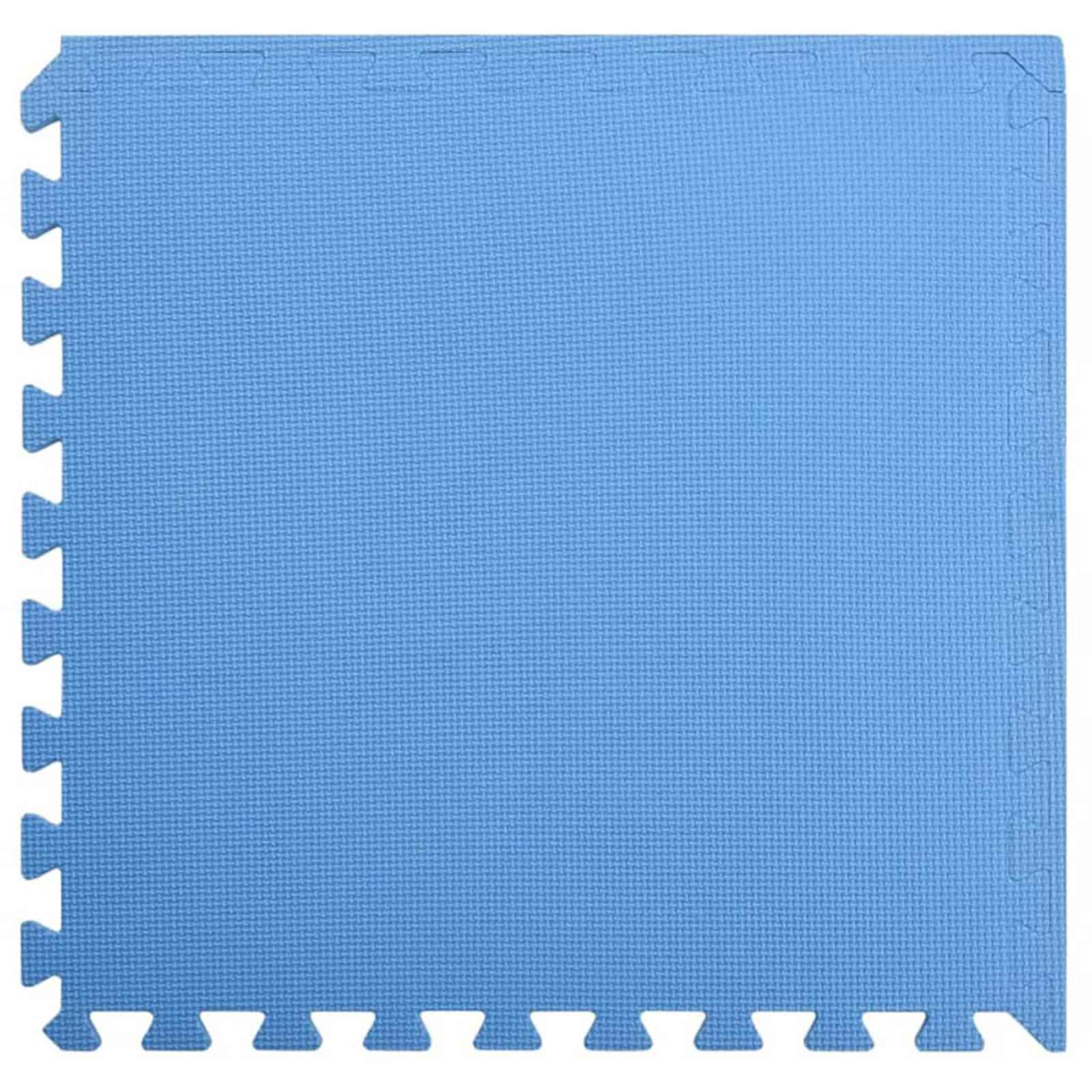 Podloga za bazen 24 pcs Plava 8,64 ㎡ EVA pjenasti materijal