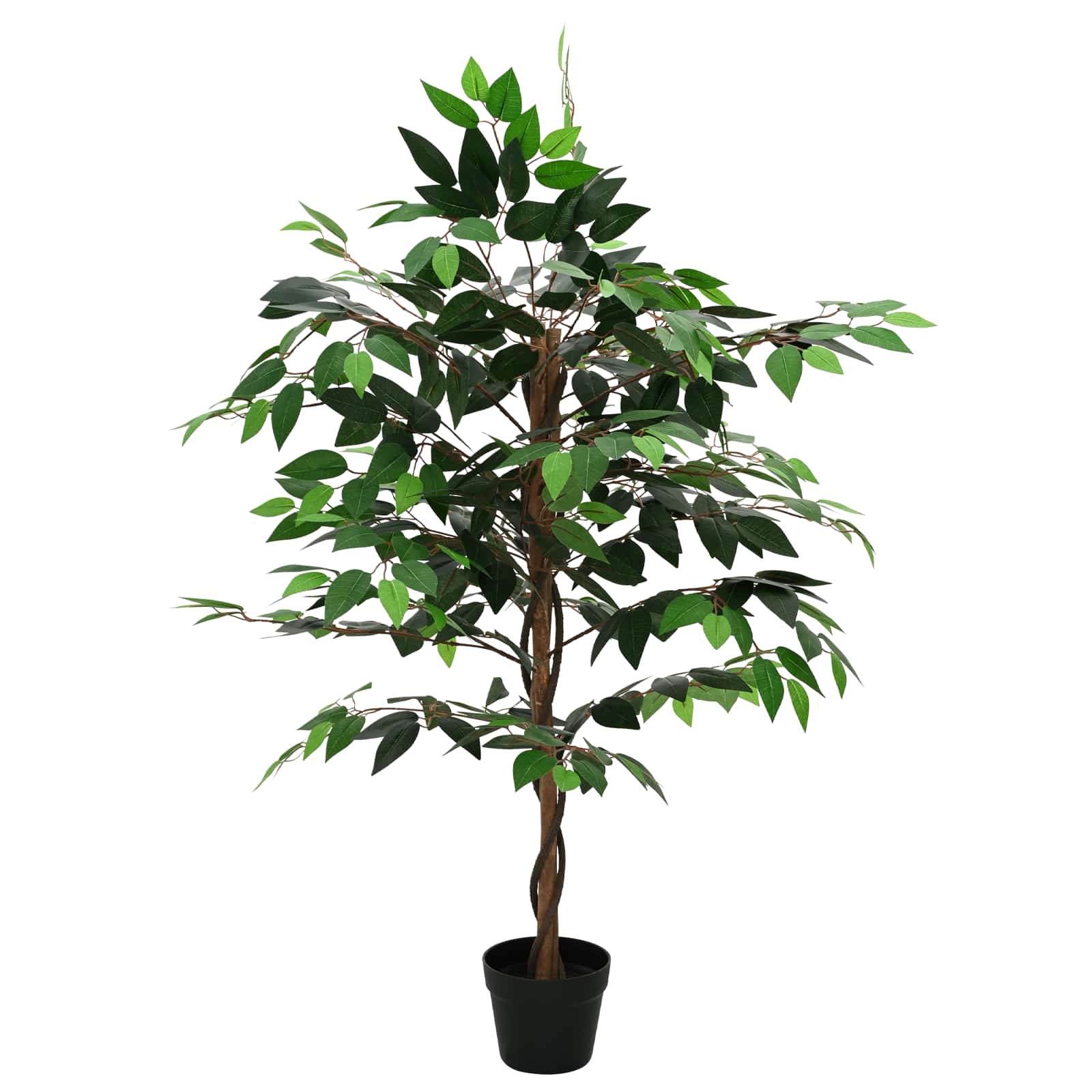 Umjetna ficus biljka Zelena 90 x 16 x 110 cm Tkanina i drvo