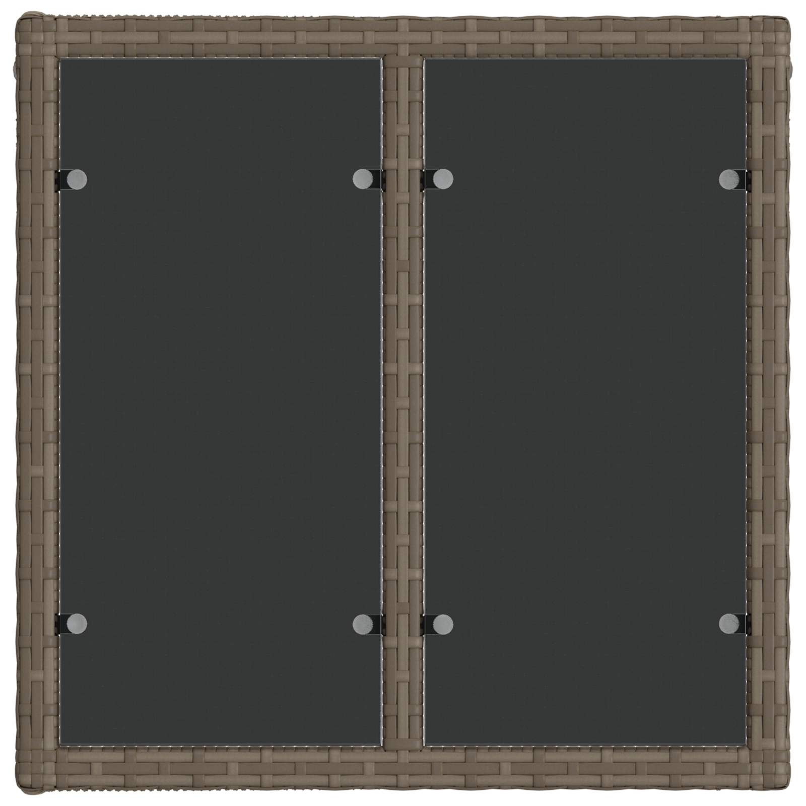Sjedeća garnitura za vrt 5 pcs Siva i tamno siva poliratan