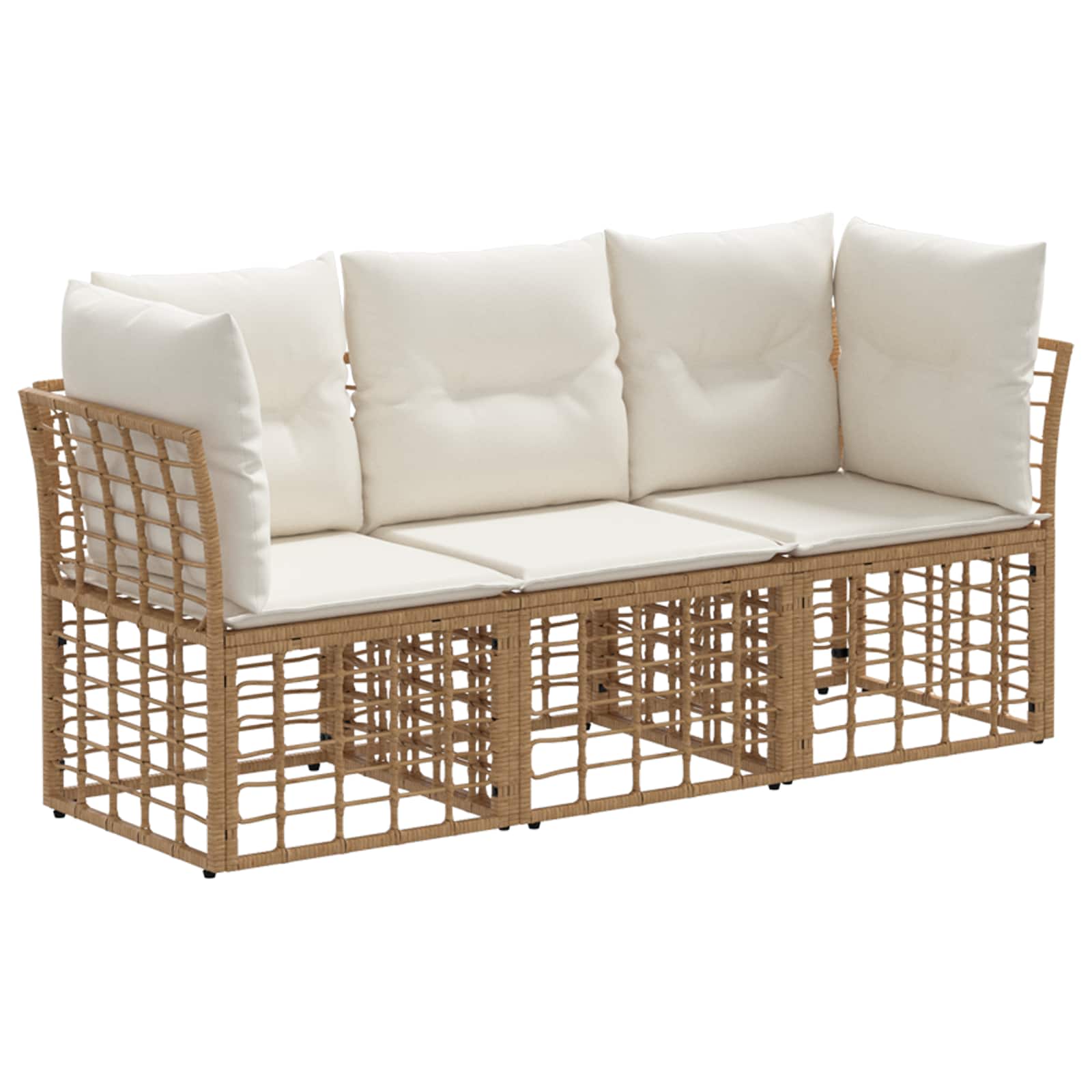 Set vanjskih sofa Prirodna Poliester
