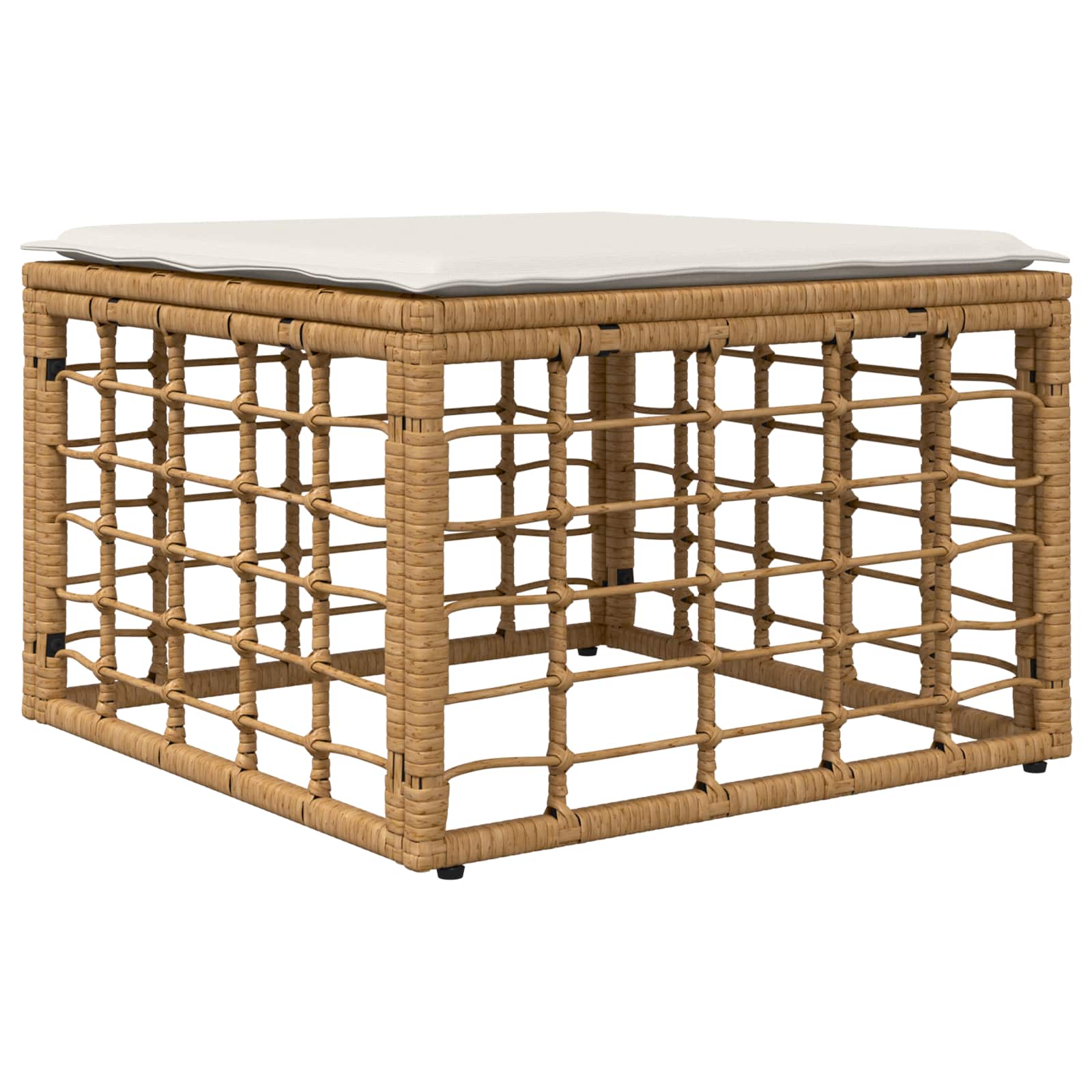 Set vanjskih sofa 5 pcs Prirodna i krema bijela Poliester