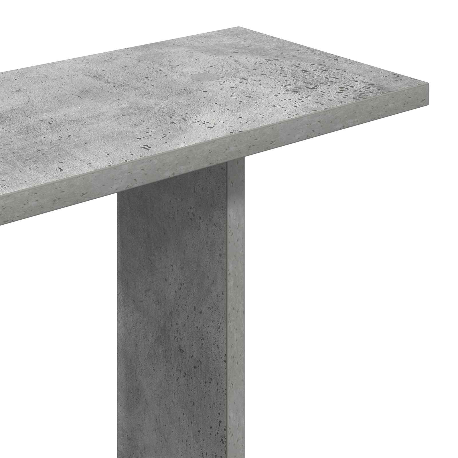 Polica zidna Siva 100 x 20 x 126 cm Konstruirano drvo