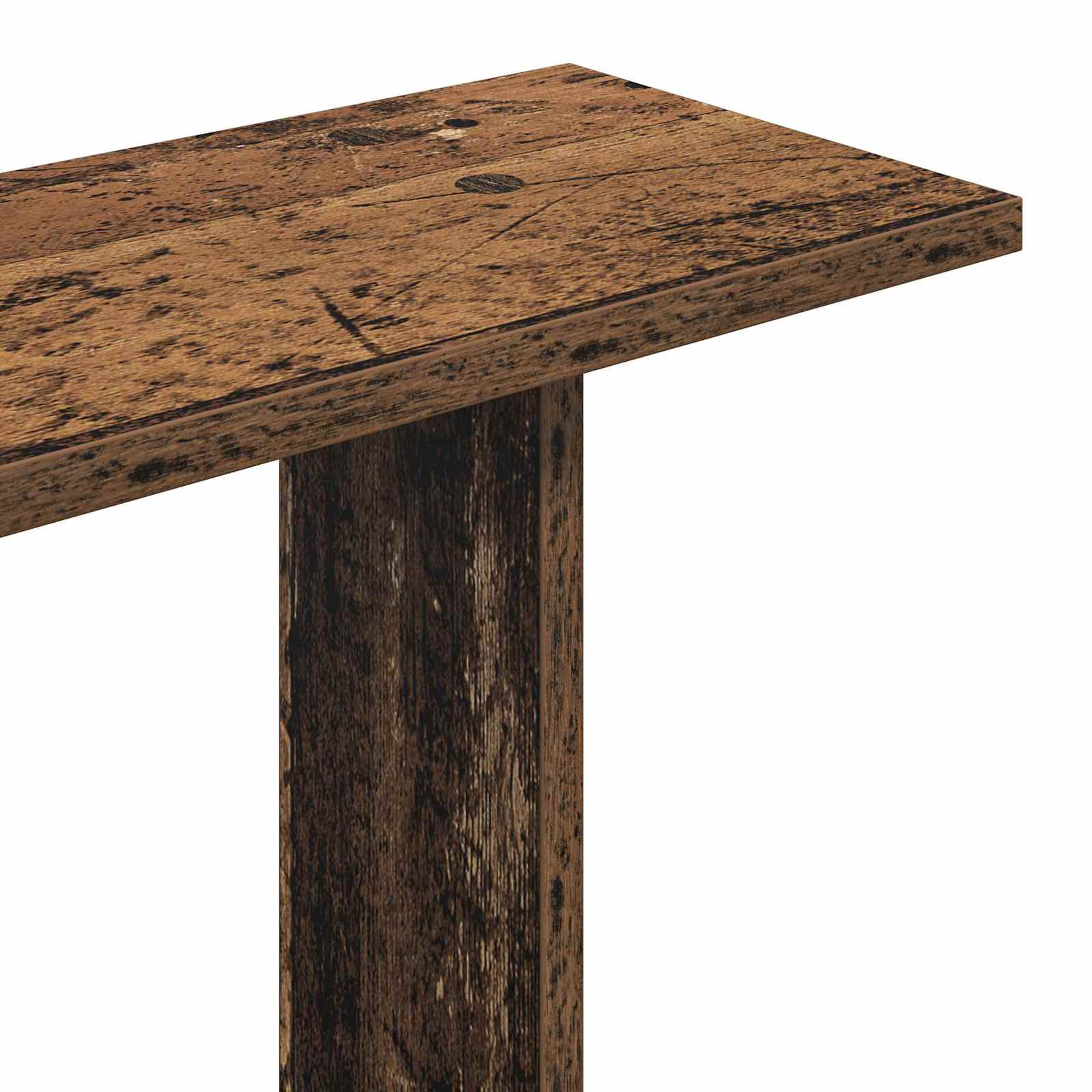 Polica zidna Smeđa 100 x 20 x 126 cm Konstruirano drvo