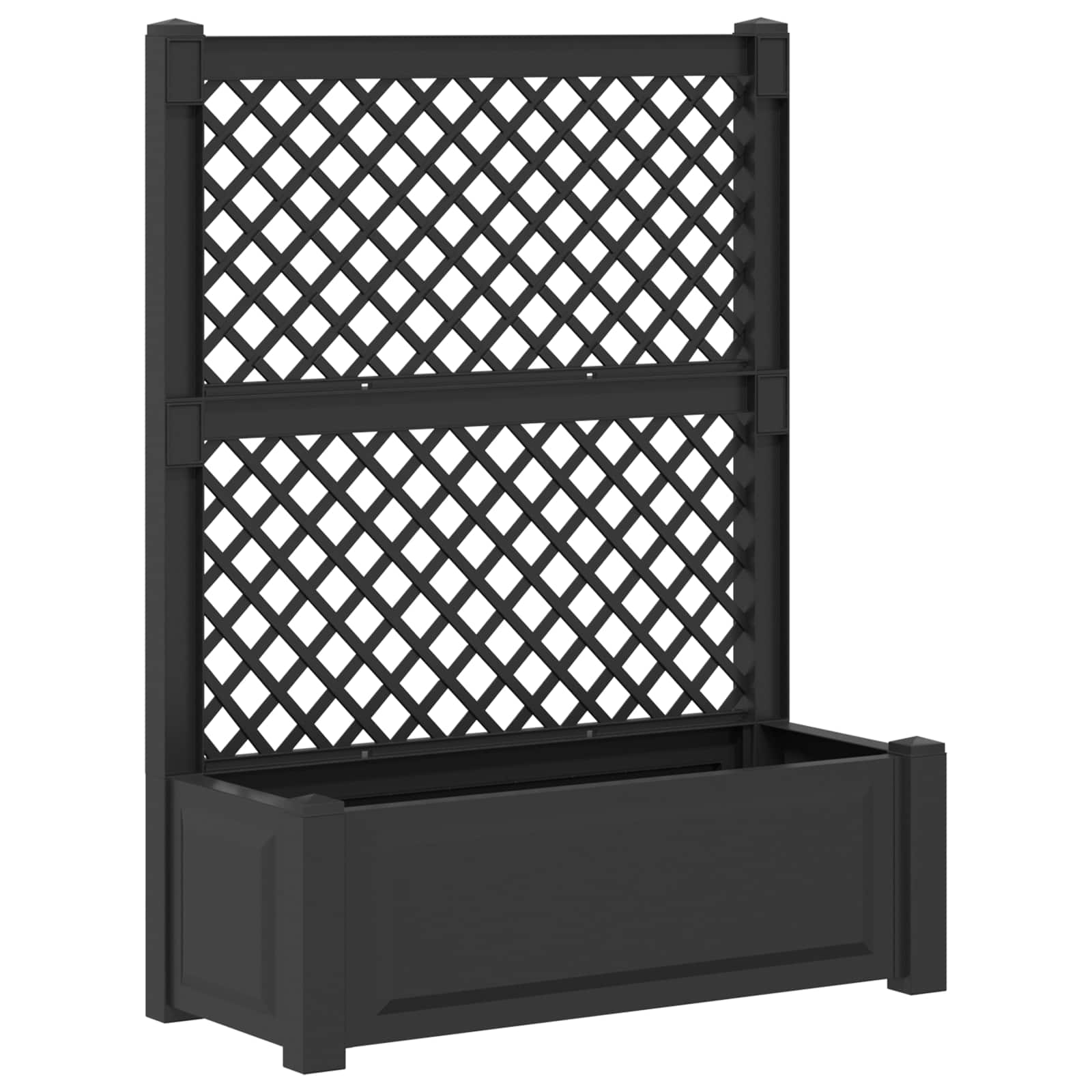 Velika s osvrtom 2 pcs Antracit 143 x 143 x 133,5 cm PP