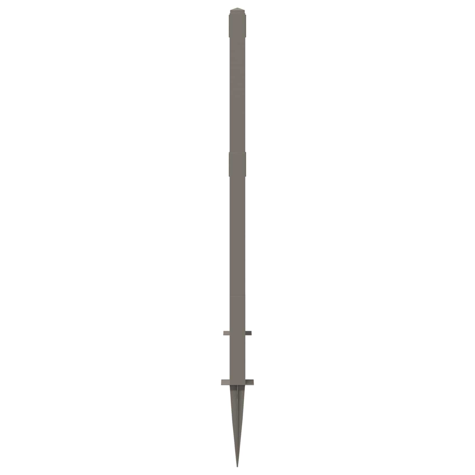 Rešetka s bodljom Siva 99 x 6 x 165 cm PP