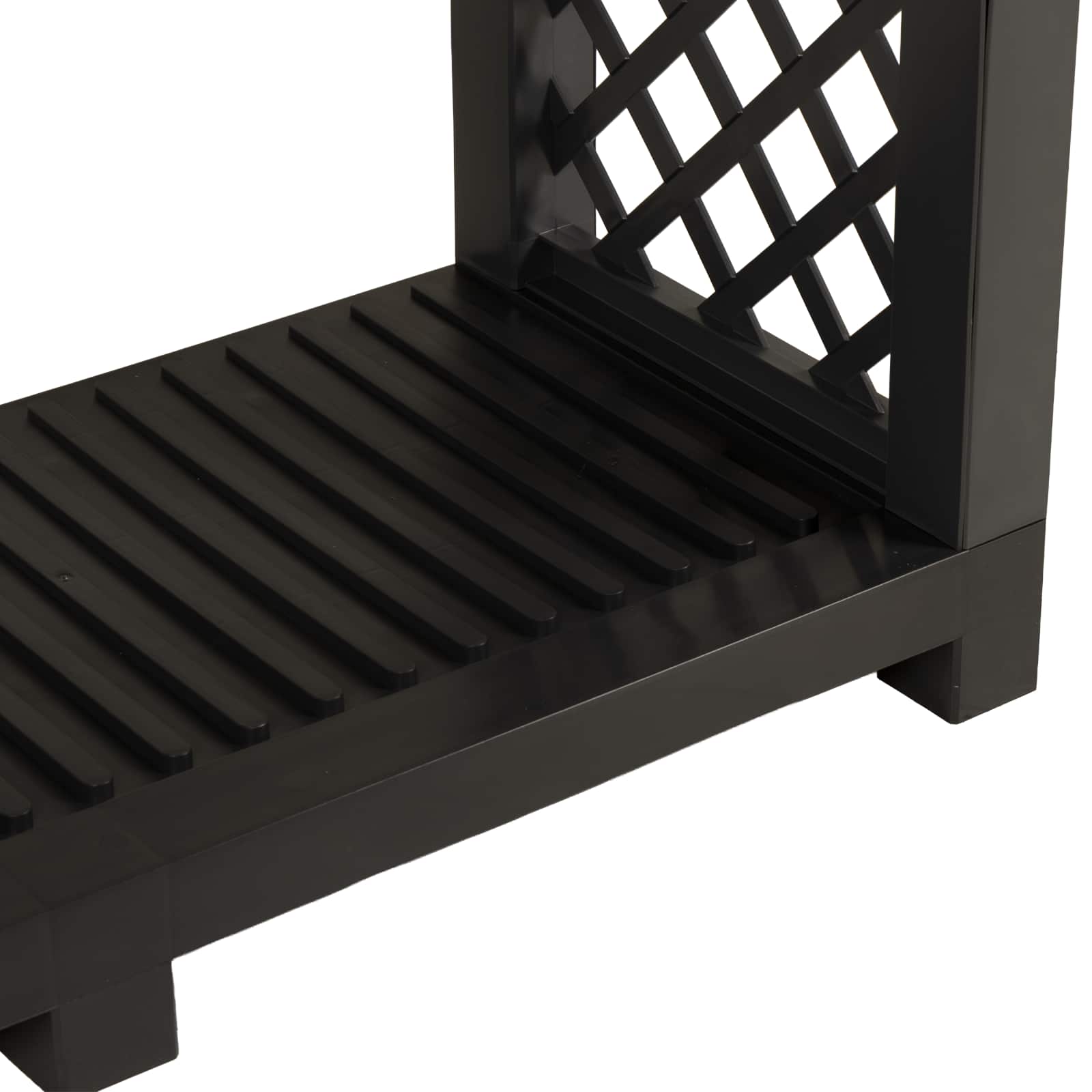 Drva za potpalu 114 x 46 x 101 cm PP Antracit