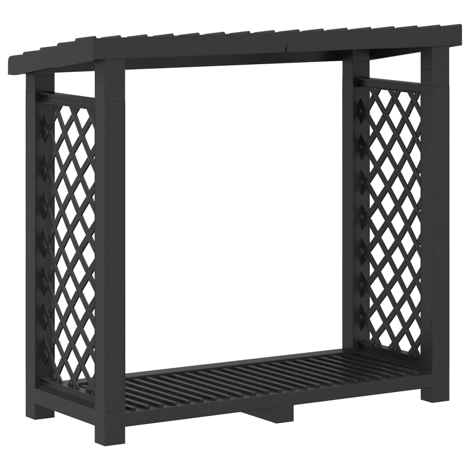 Drva za potpalu 114 x 46 x 101 cm PP Antracit
