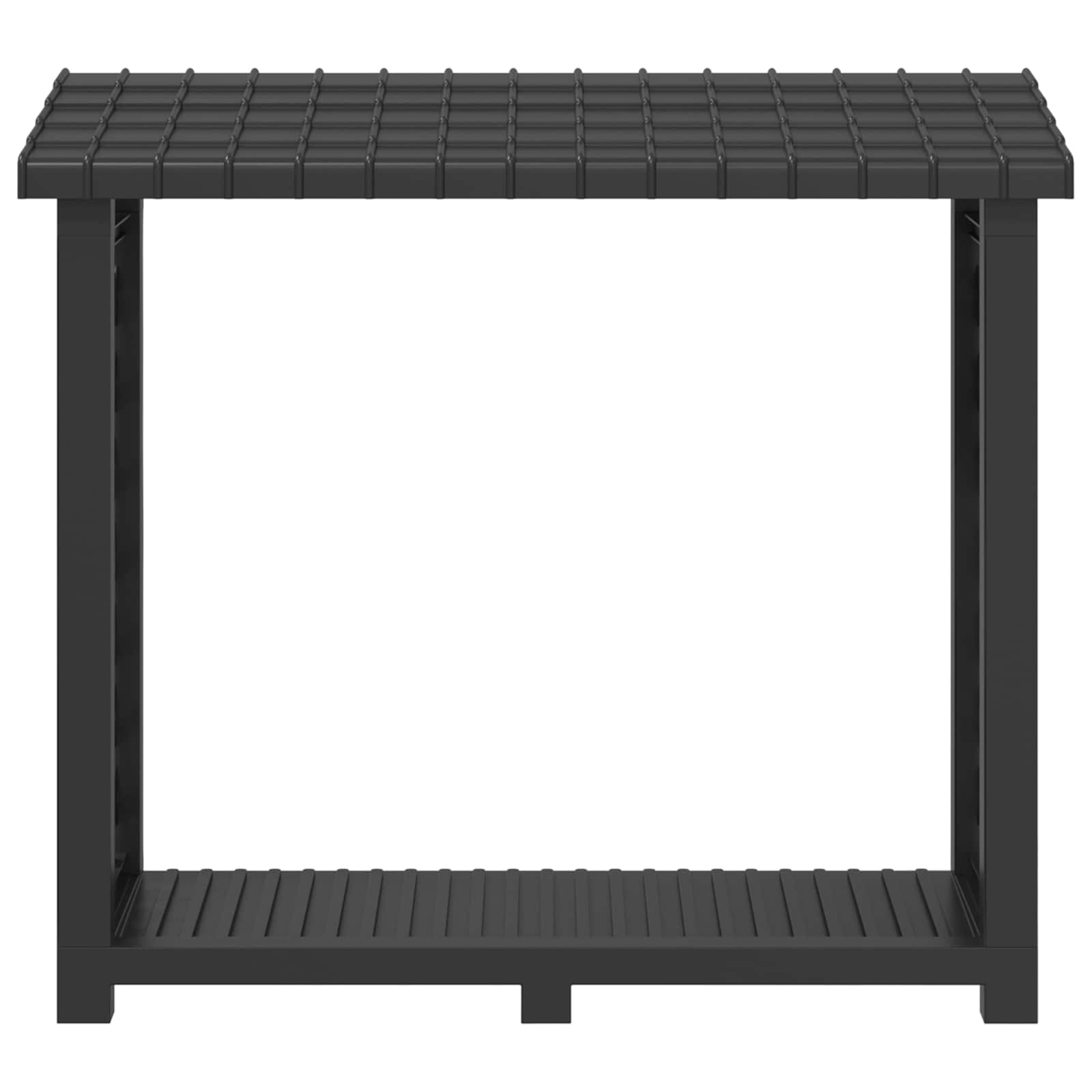 Drva za potpalu 114 x 46 x 101 cm PP Antracit