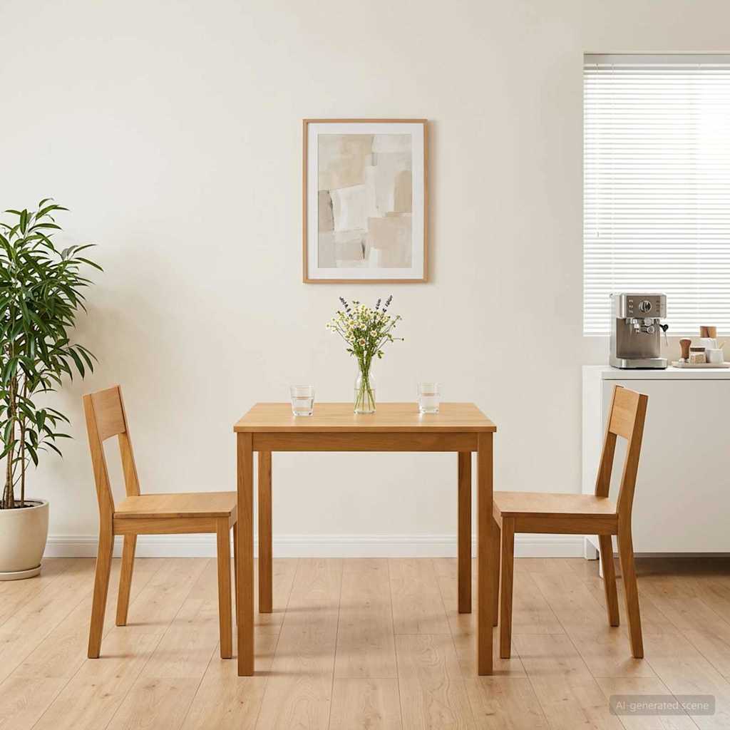 Stol za objedovanje 75 x 75 x 75,5 cm Čvrsto Hrastovo Drvo