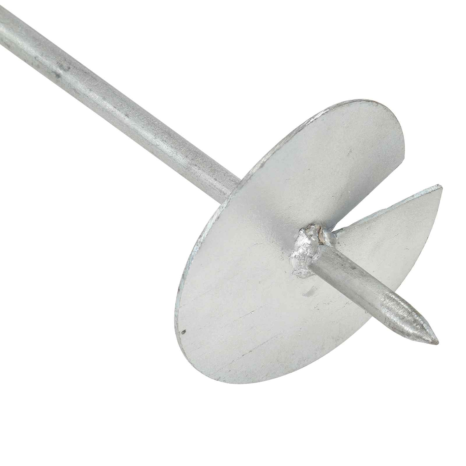 Zemaljska sidra 6 pcs Srebrna Ø10 x 60 cm Galvanizirani metal