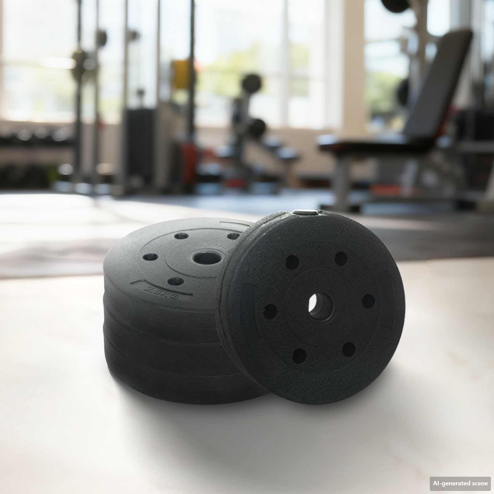 2-u-1 set bućica 40kg Crna i crvena Cement i pijesak od željeza
