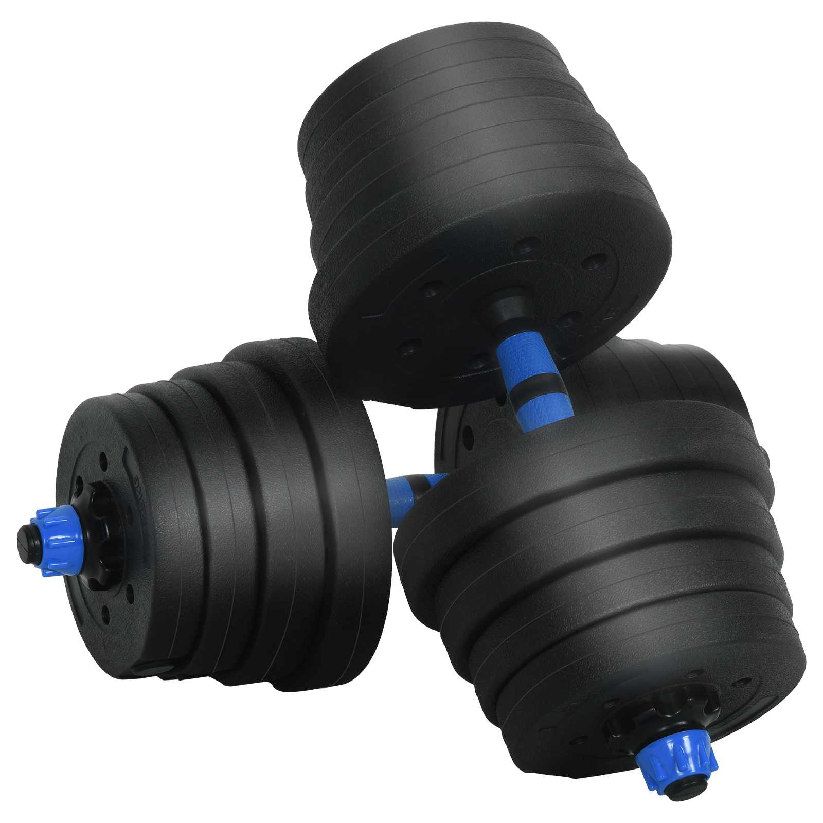 2-u-1 set bućica 40kg Crna i Plava Cement i pijesak od željeza