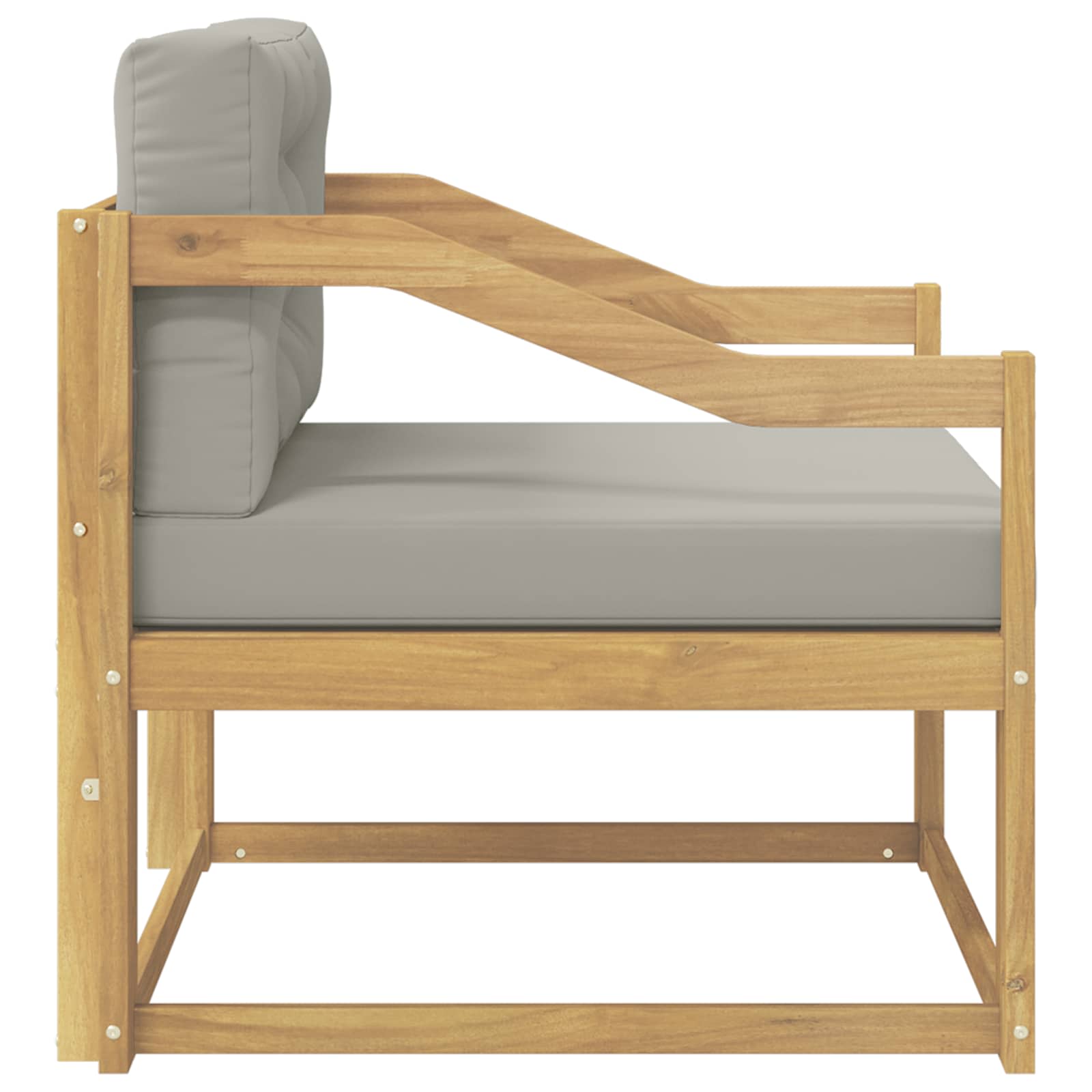 Srednja sofa za van Poliester Bijela