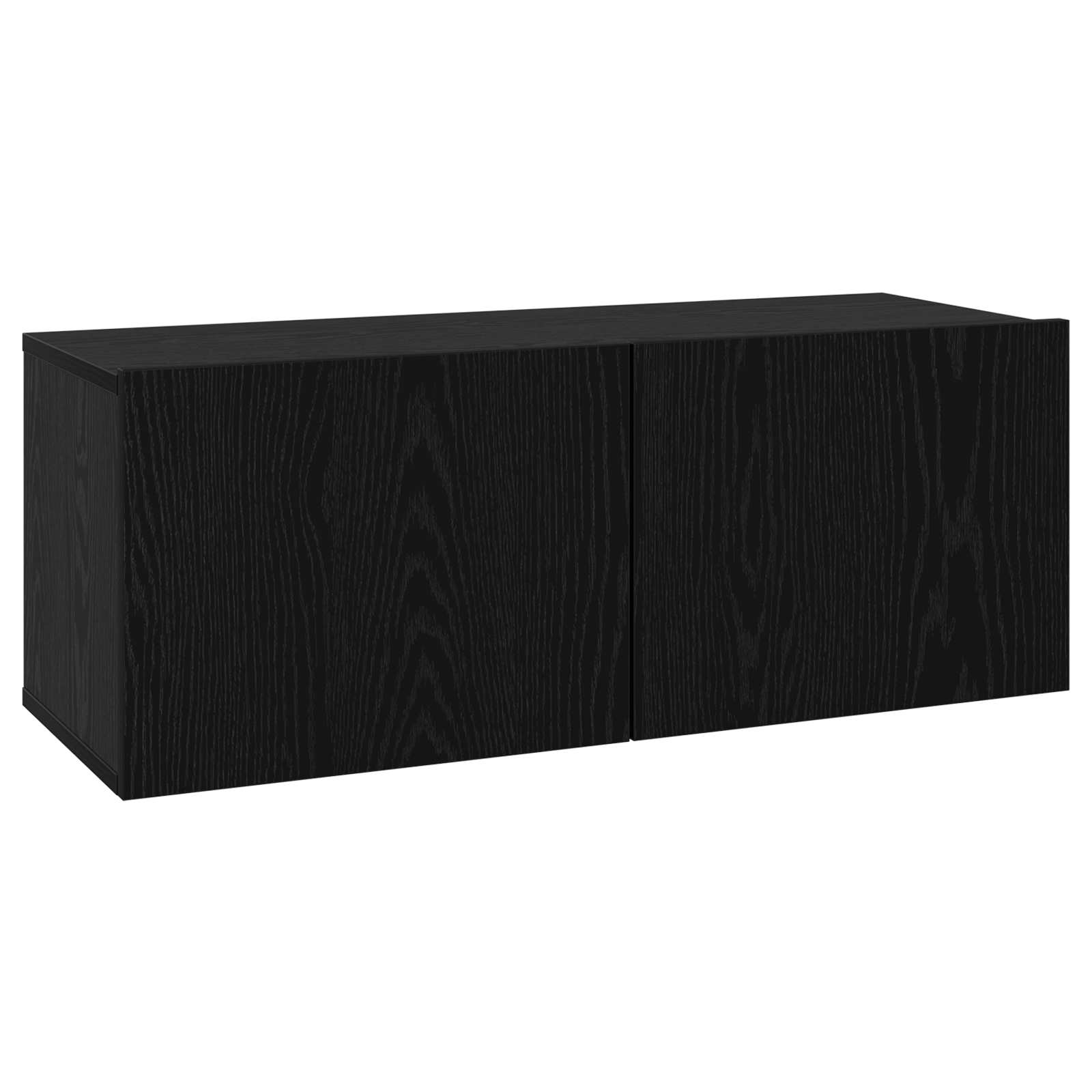 Set TV komoda 8 pcs 80 x 30 x 30 cm Crni hrast