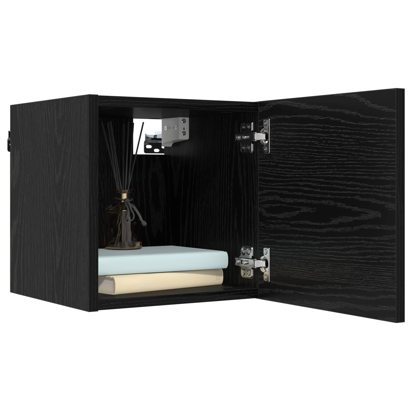 Set TV komoda 10 pcs 180 x 30 x 30 cm Crni hrast