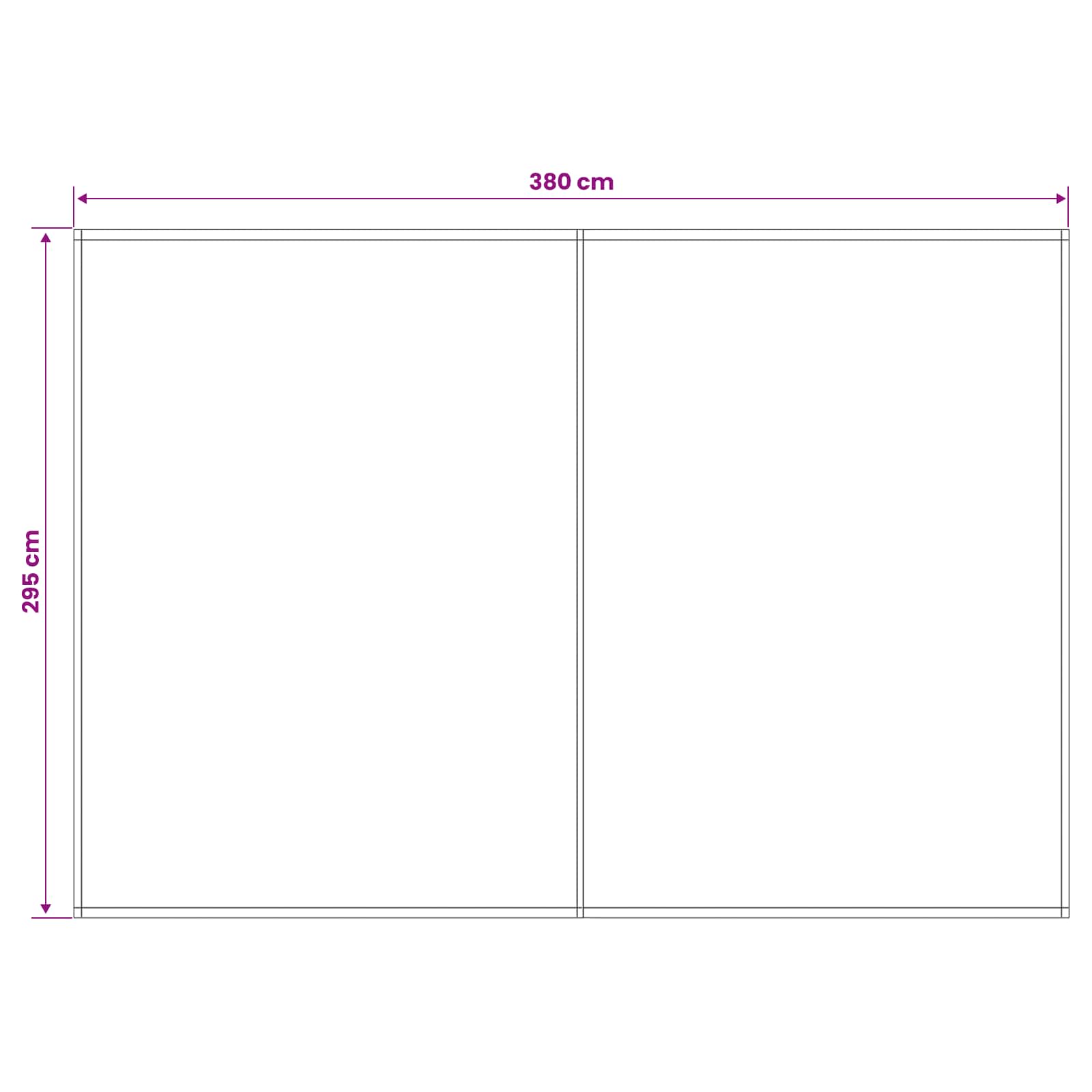 Zamjensko platno za tendu Smeđa 400 × 300 cm Poliester