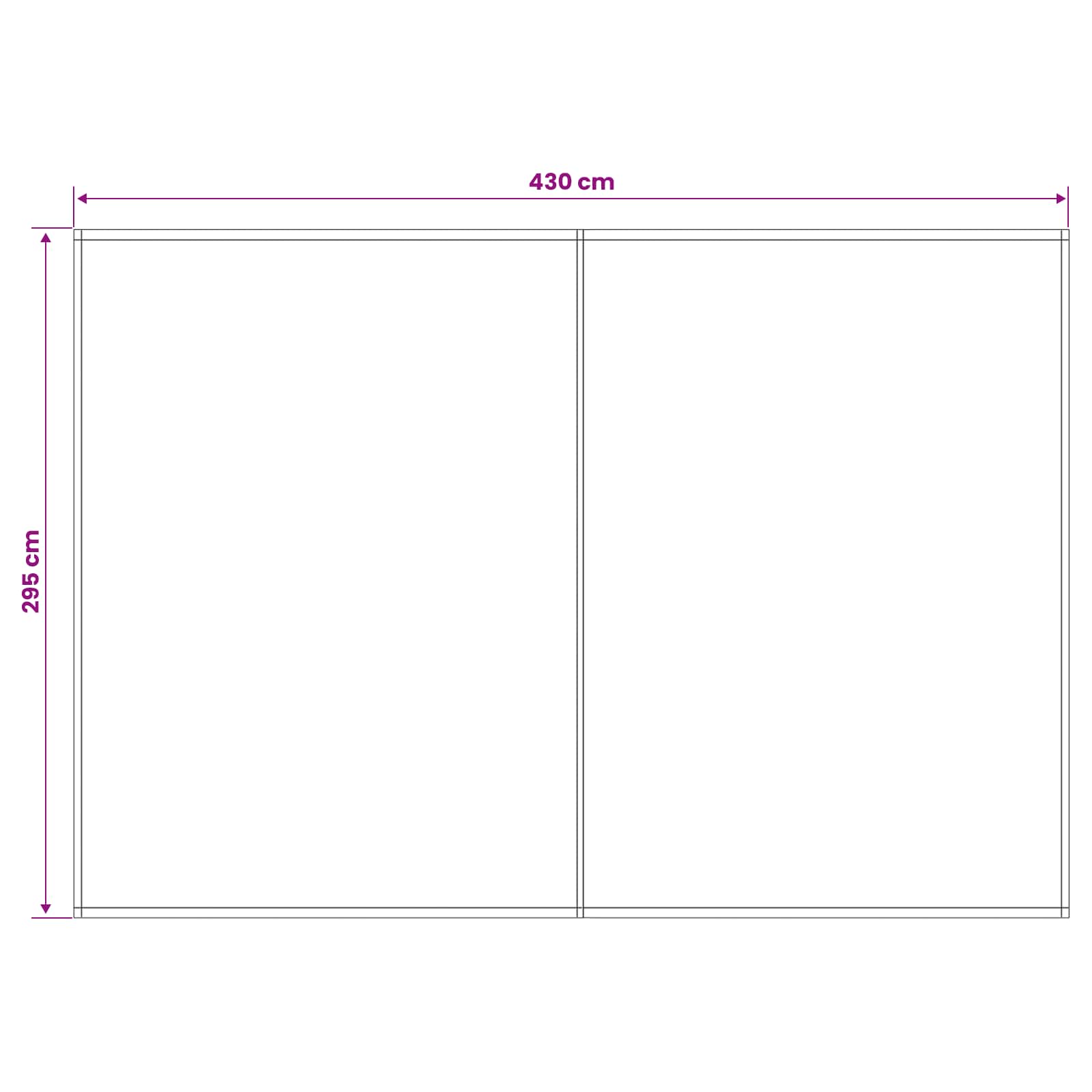Zamjensko platno za tendu Antracit i bijelo 450 × 300 cm