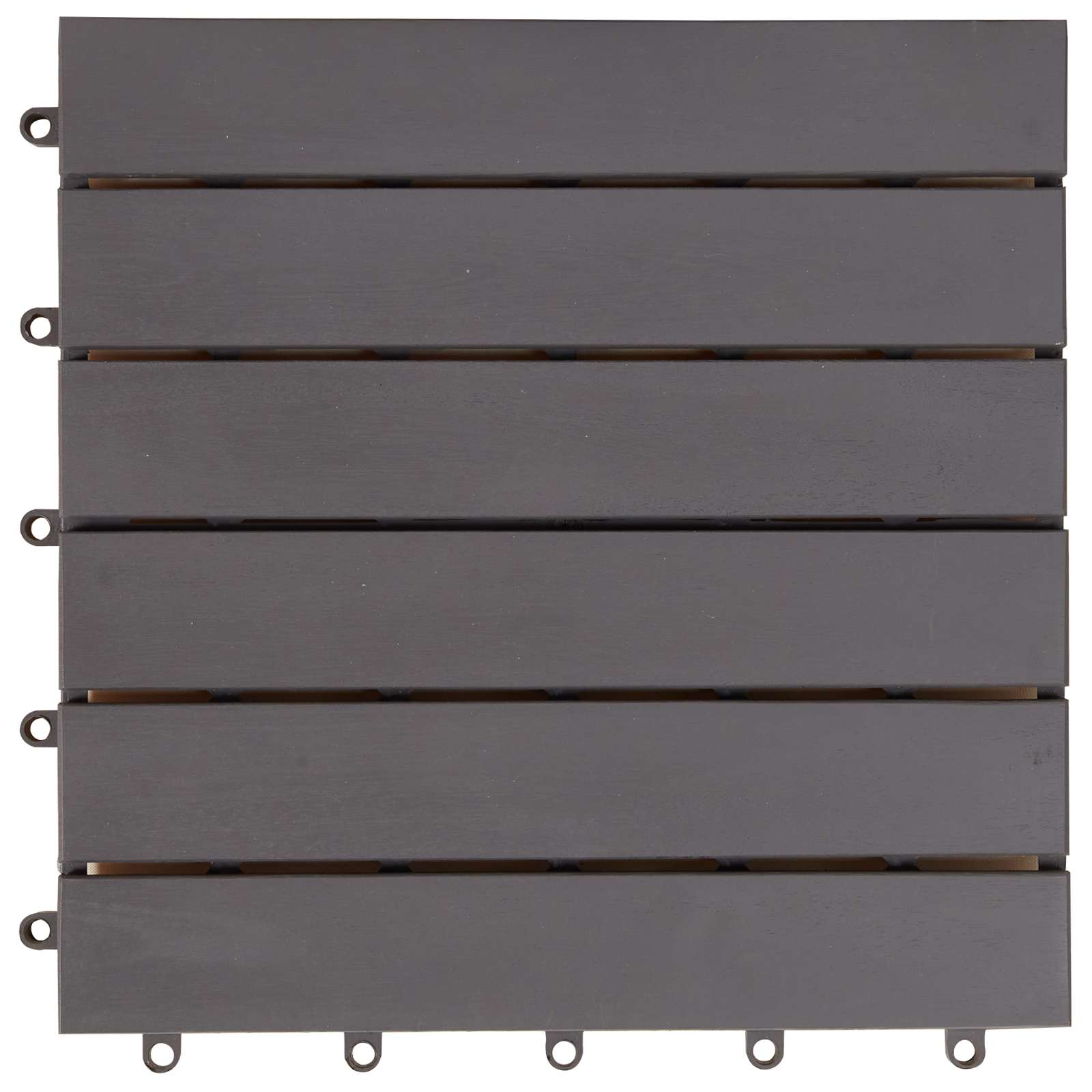 Pločice za decking 30 pcs Siva 30 x 30 cm Acacijsko drvo