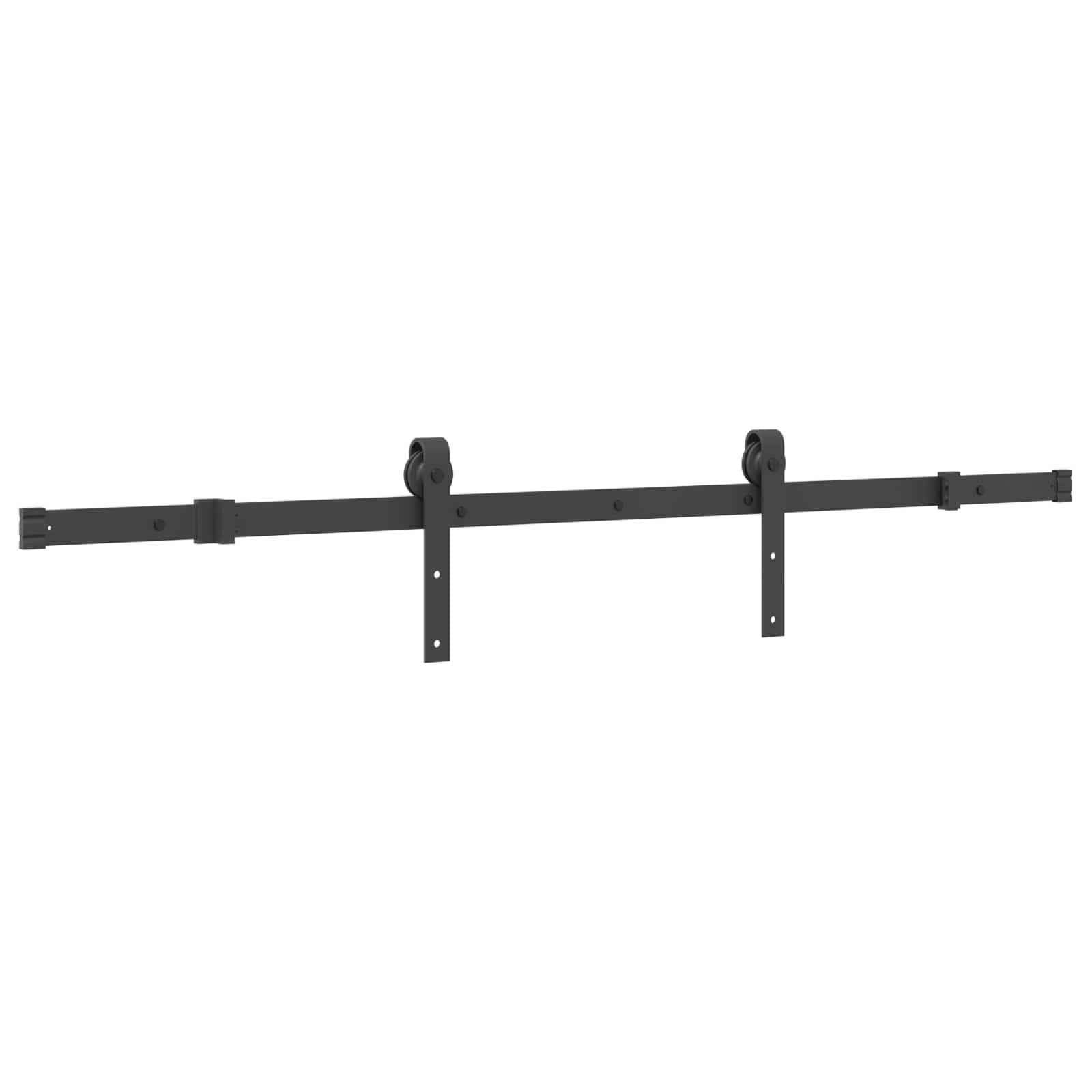 Klizna vrata NARVIK Prirodna i crna 80 x 210 cm (152,5 cm)