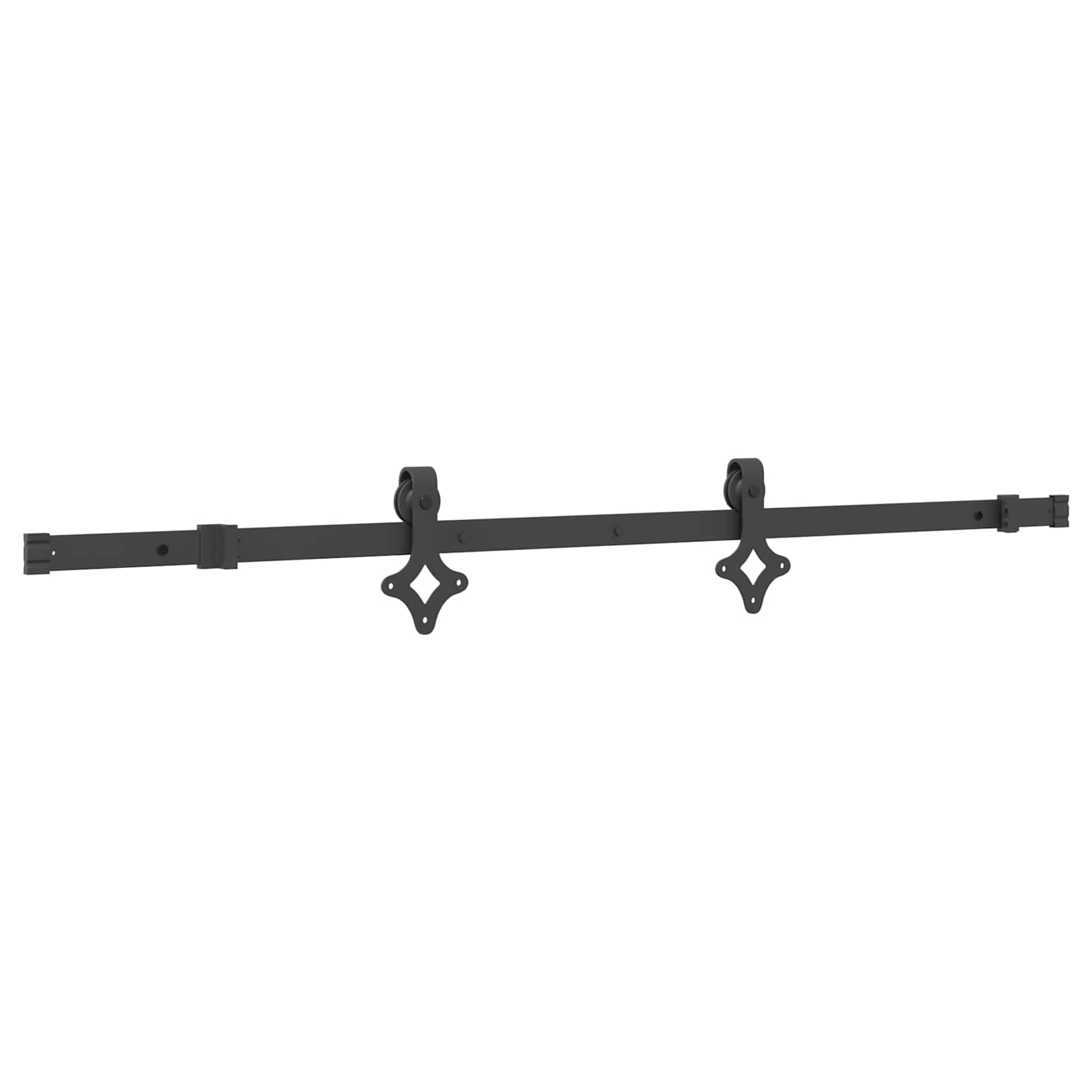 Klizna vrata NARVIK Prirodna i crna 80 x 210 cm (152,5 cm)