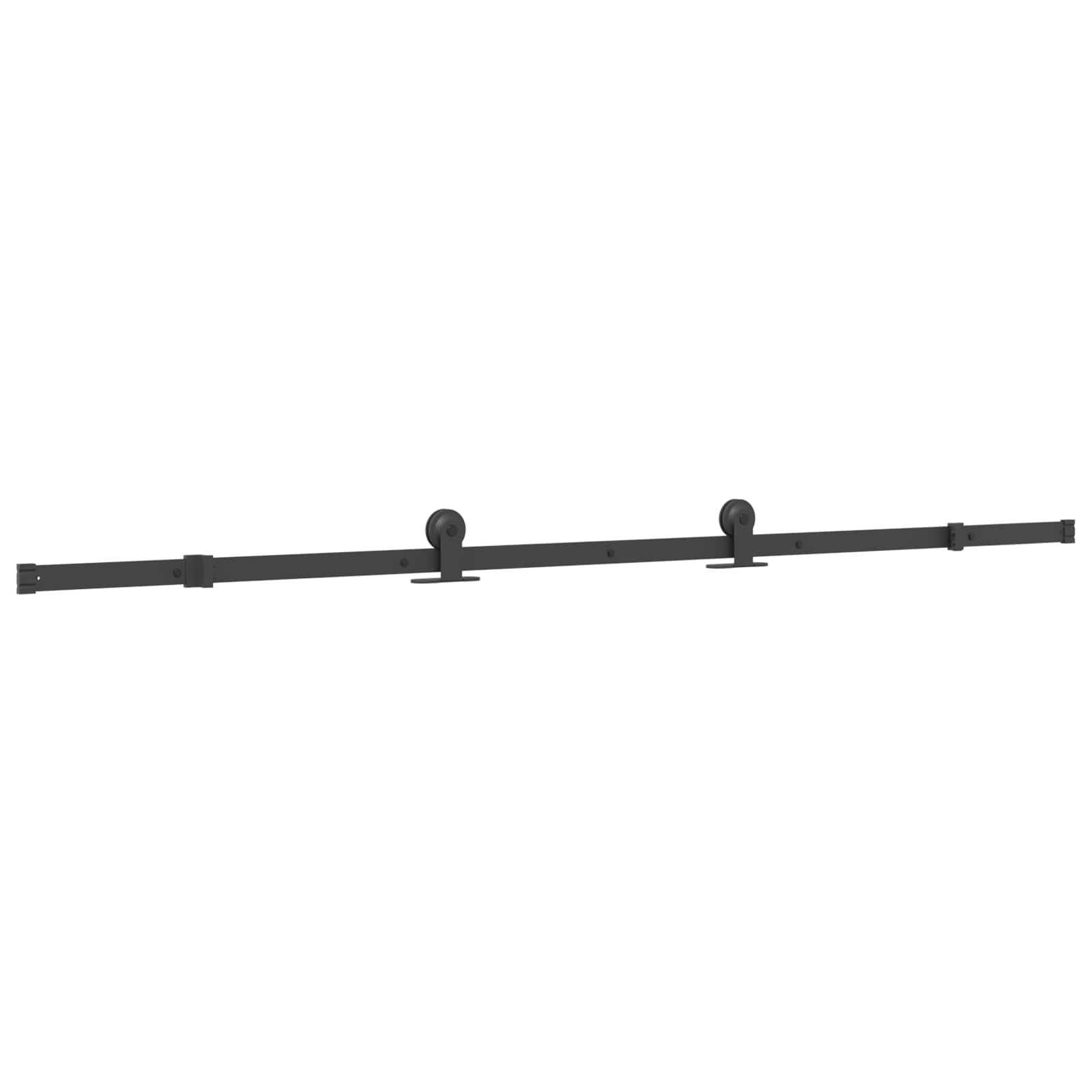 Klizna vrata NARVIK Prirodna i crna 90 x 210 cm (213,5 cm)