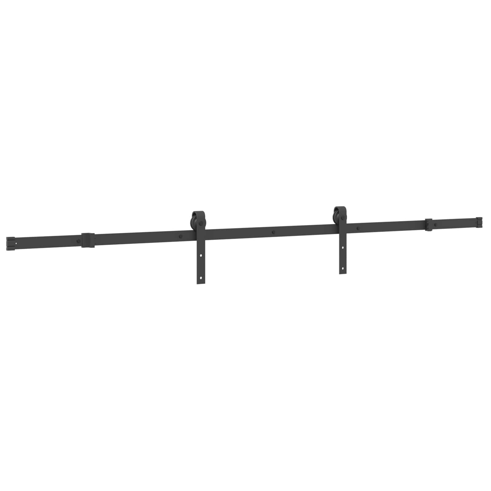 Klizna vrata NARVIK Prirodna i crna 70 x 210 cm (213,5 cm)