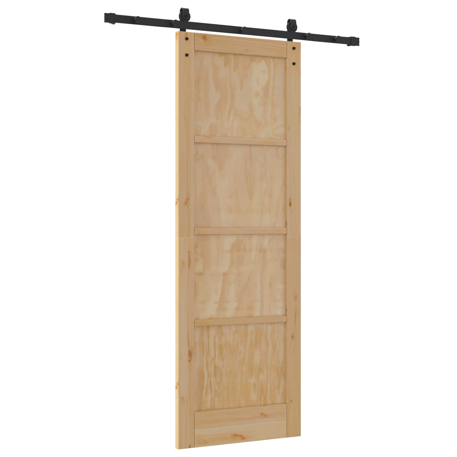 Klizna vrata Prirodna 73,5 x 211 cm Masivna borovina