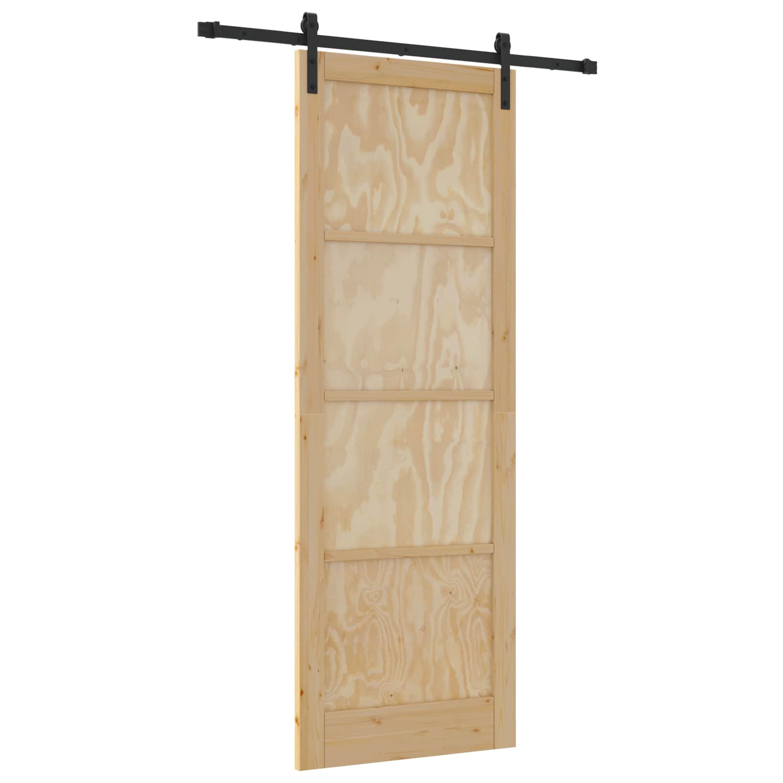 Klizna vrata Prirodna 83 x 232 cm Masivna borovina