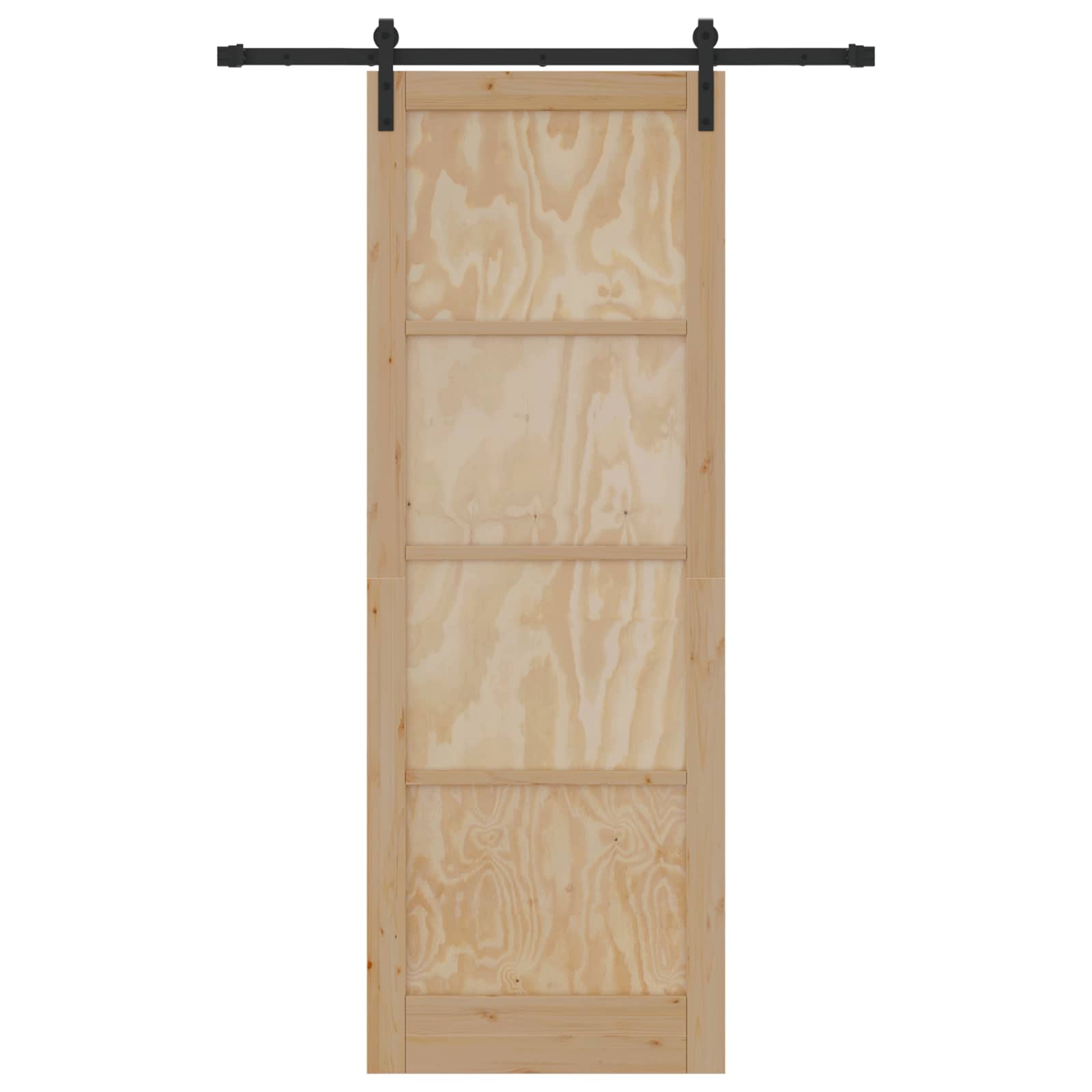 Klizna vrata Prirodna 83 x 232 cm Masivna borovina