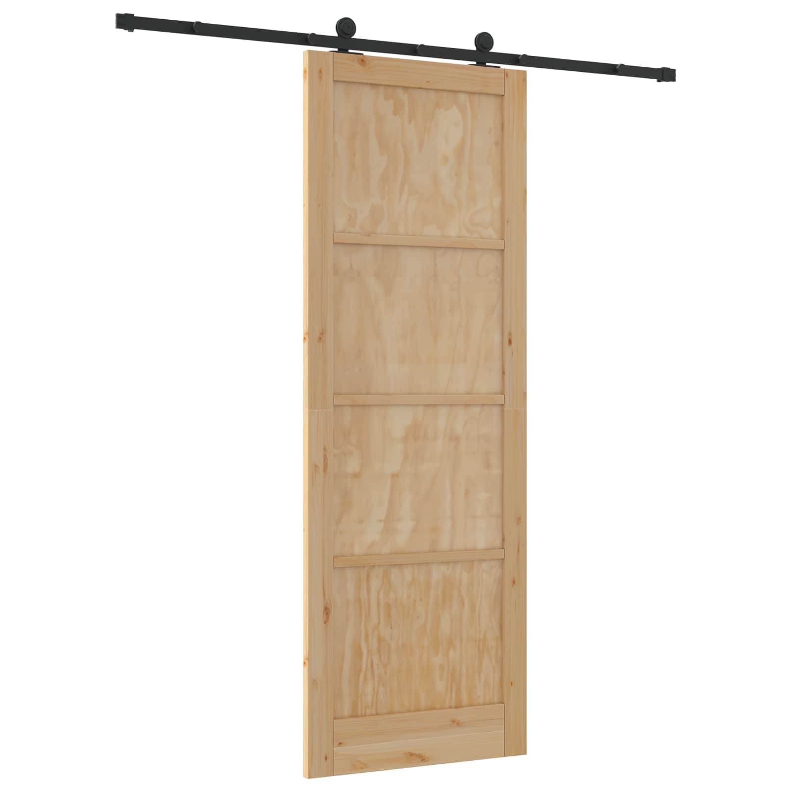 Klizna vrata ORKDAL Prirodna 83 x 232 cm Masivna borovina