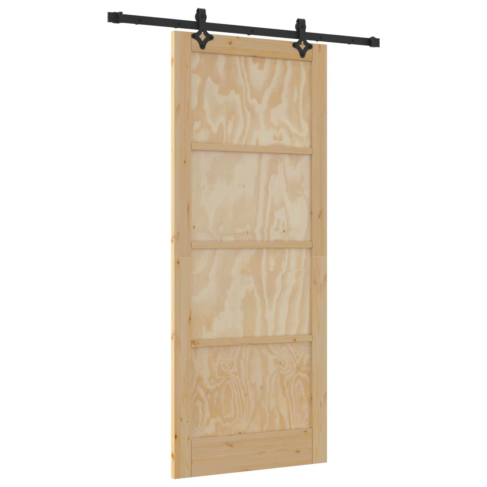 Klizna vrata ORKDAL Prirodna 86 x 211 cm Masivna borovina
