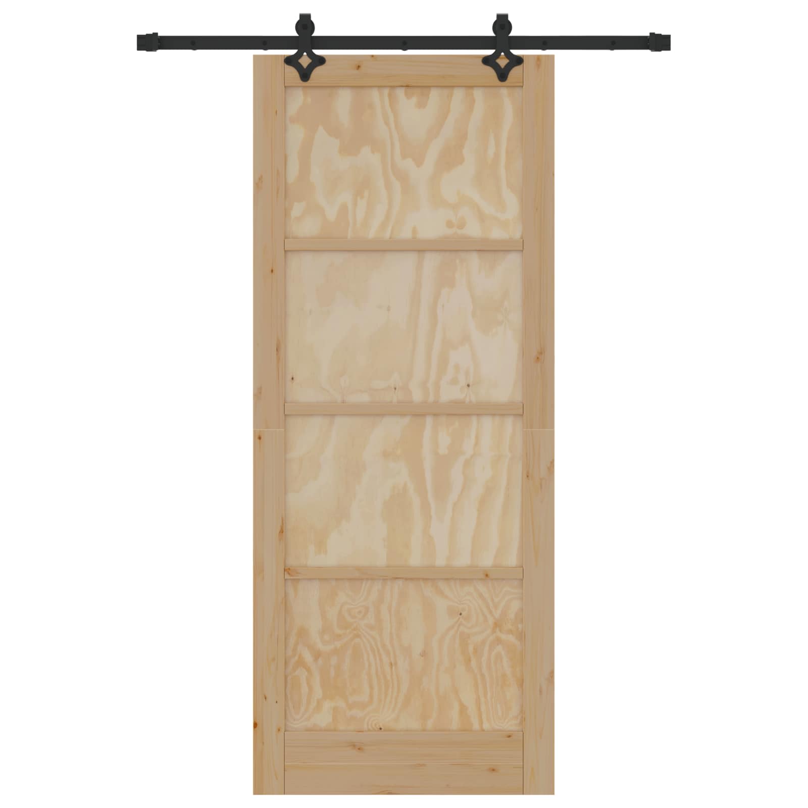 Klizna vrata ORKDAL Prirodna 86 x 211 cm Masivna borovina