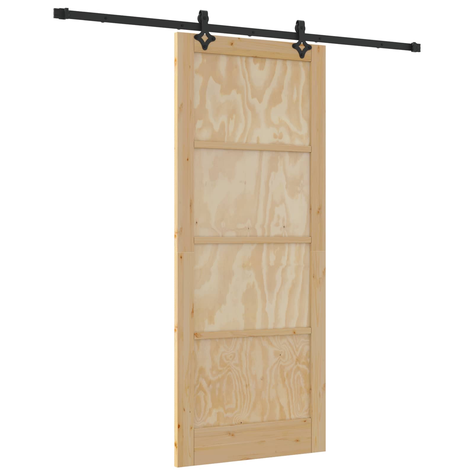 Klizna vrata ORKDAL Prirodna 86 x 211 cm Masivna borovina