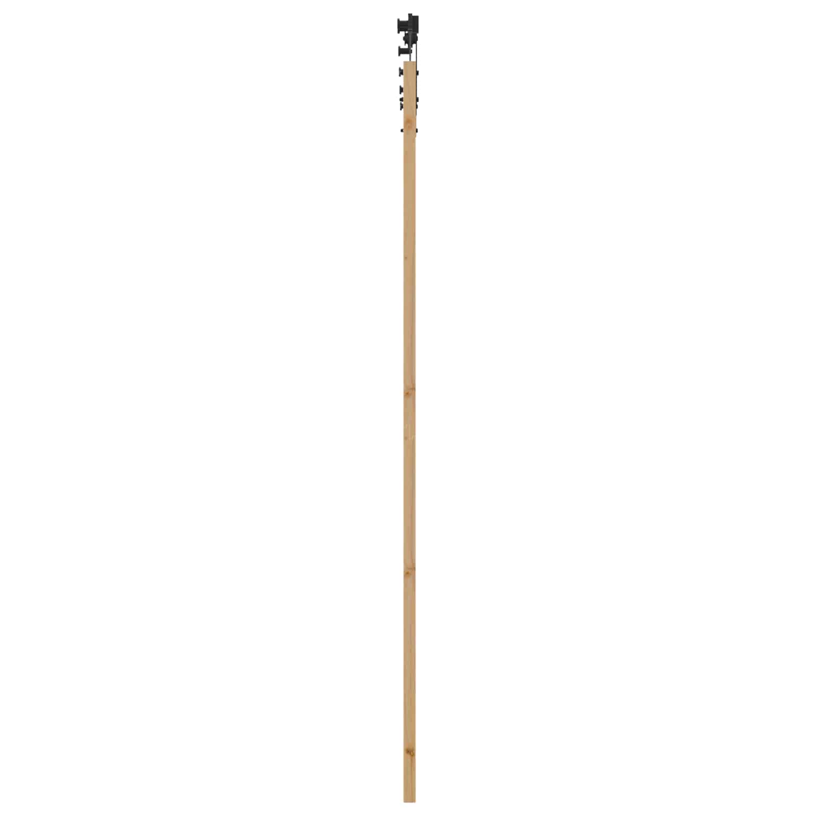 Klizna vrata ORKDAL Prirodna i crna 83 x 232 cm