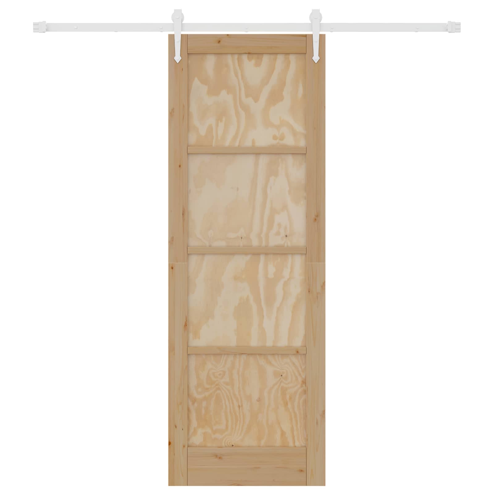 Klizna vrata ORKDAL Prirodna i bijela 73,5 x 211 cm