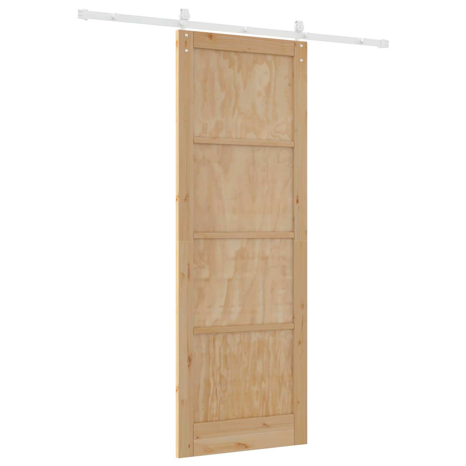 Klizna vrata ORKDAL Prirodna i bijela 83 x 232 cm