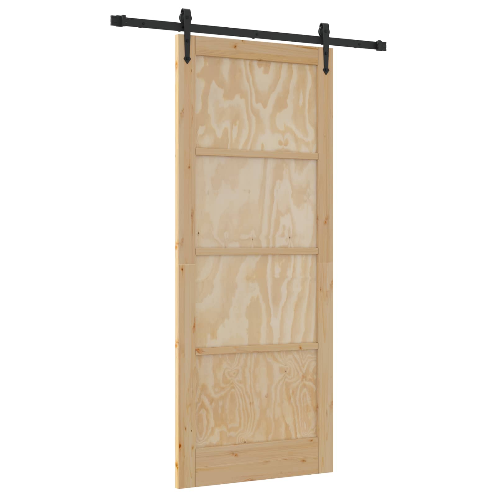 Klizna vrata ORKDAL Prirodna 86 x 211 cm Masivna borovina