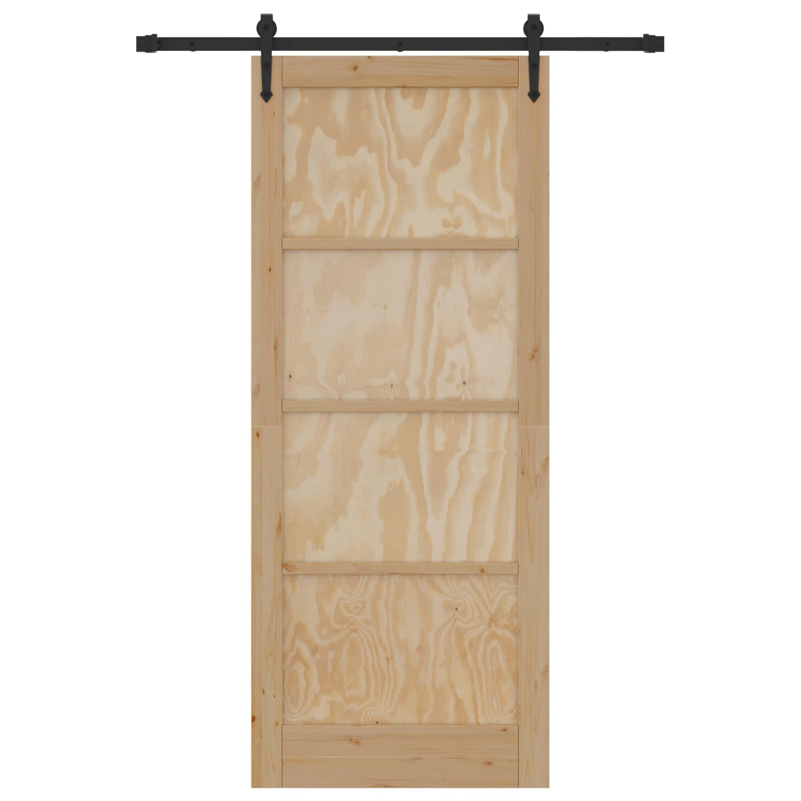 Klizna vrata ORKDAL Prirodna 86 x 211 cm Masivna borovina